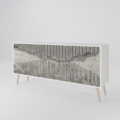 GRAIN LINES 3-Door Sideboard