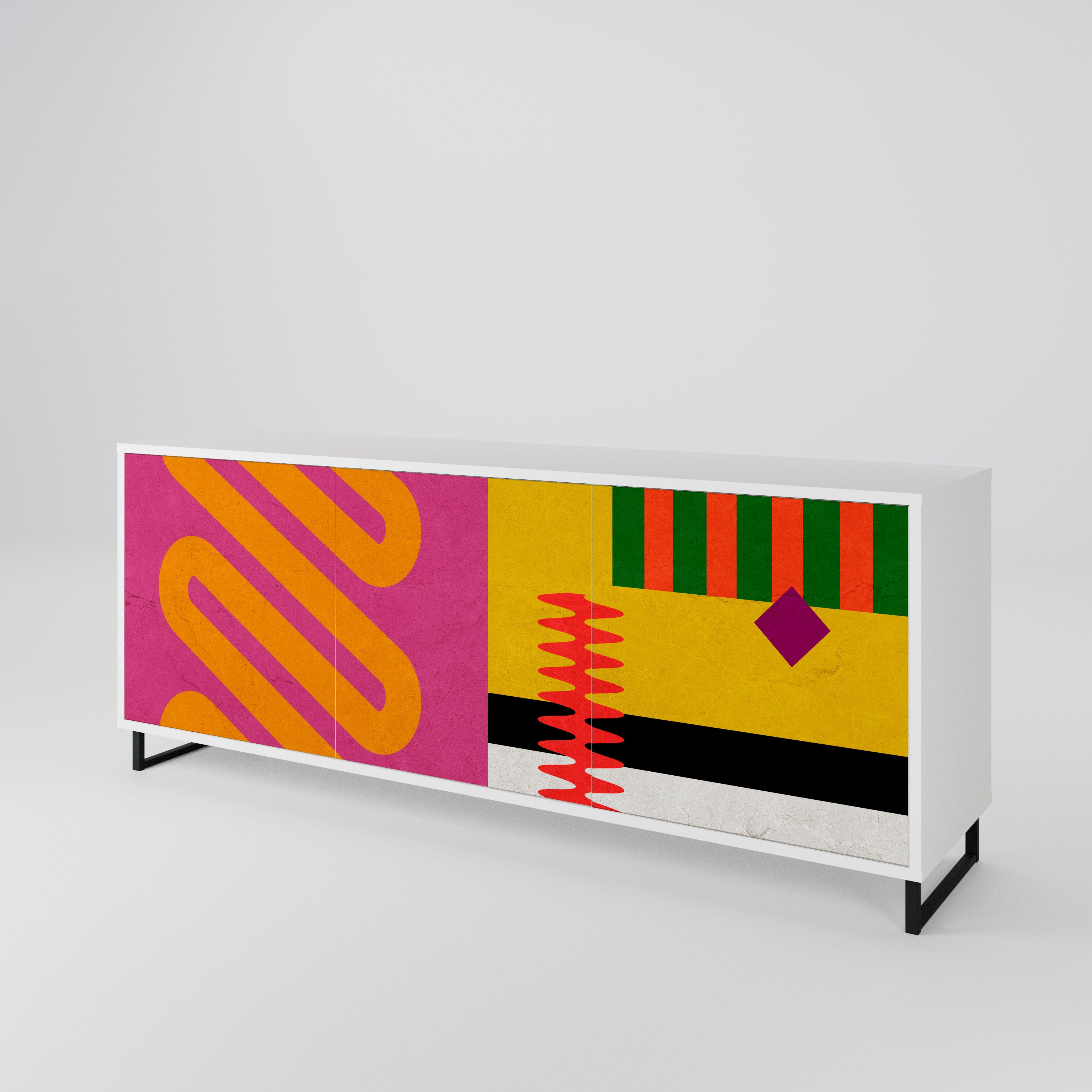 VIVID ART 3-Door Sideboard