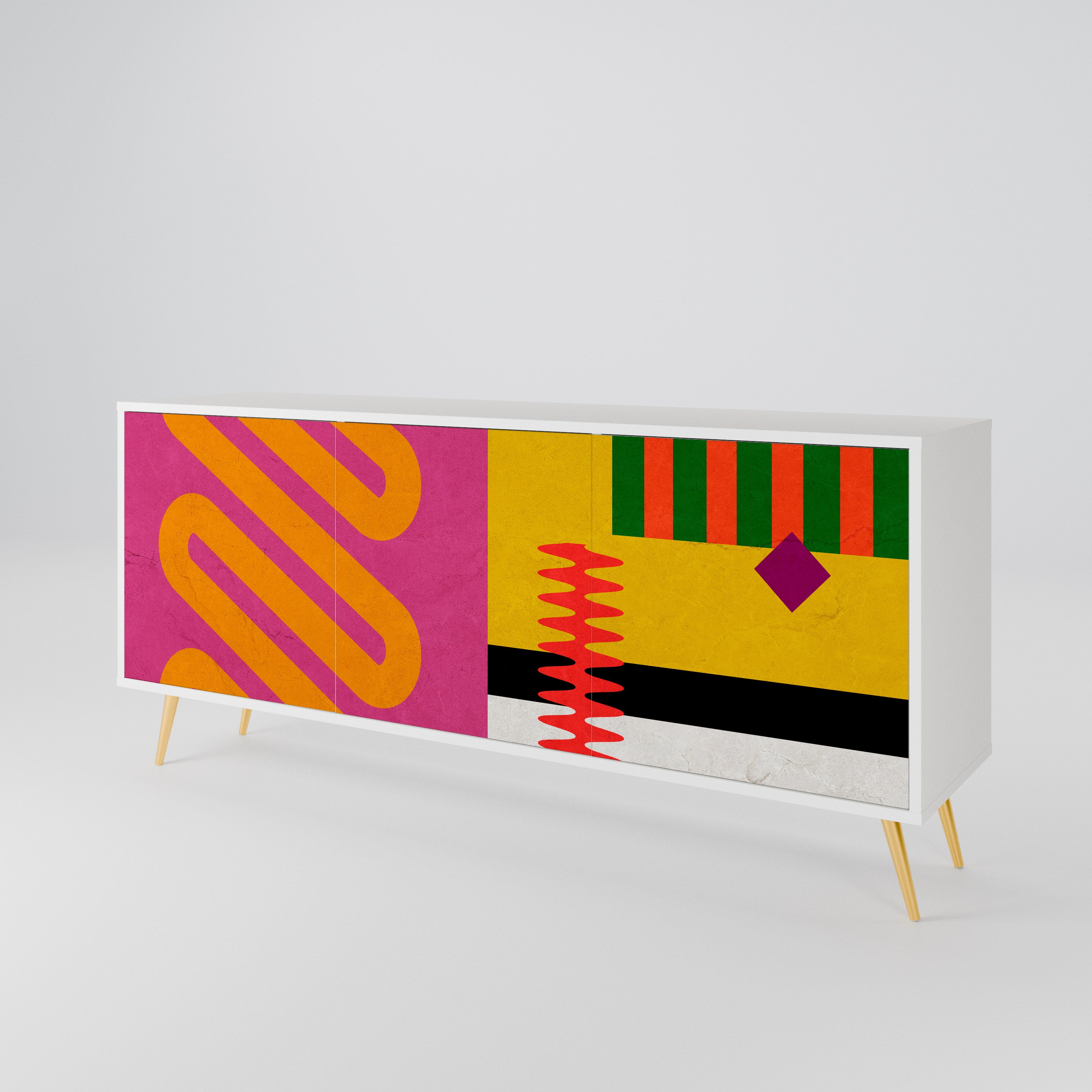 VIVID ART 3-Door Sideboard