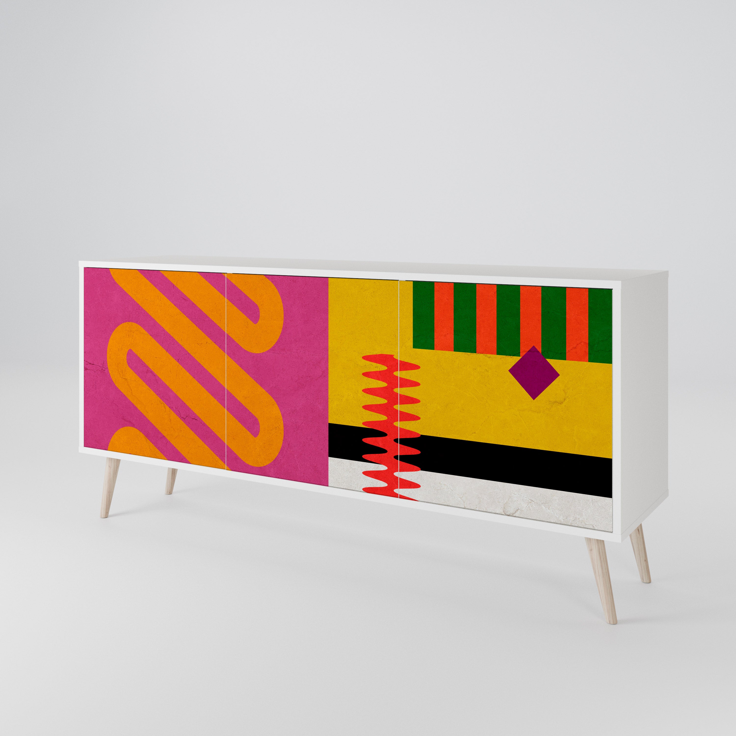 VIVID ART 3-Door Sideboard