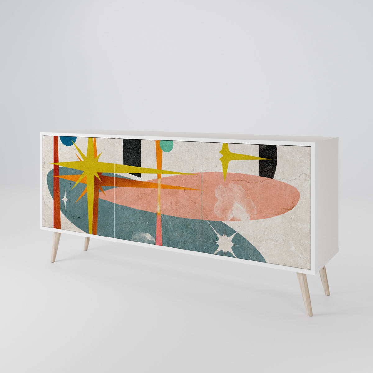 INTERSTELLAR VIBES 3-Door Sideboard