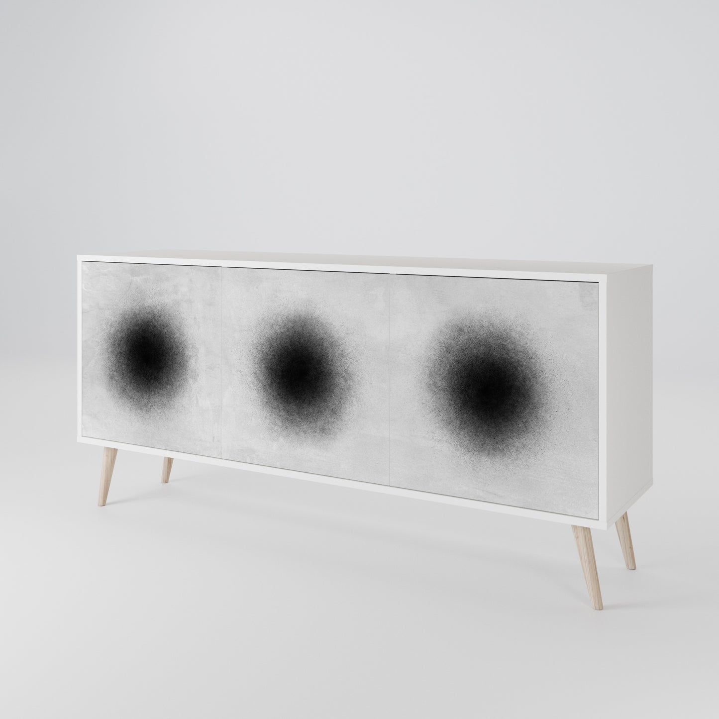 BLACK HOLE 3-Door Sideboard