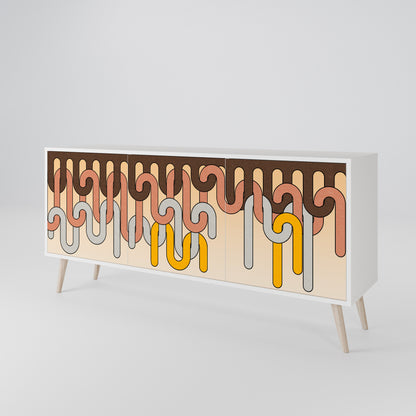 COLORFUL STRINGS 3-Door Sideboard