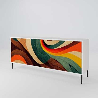 COLORFUL STRANDS 3-Door Sideboard