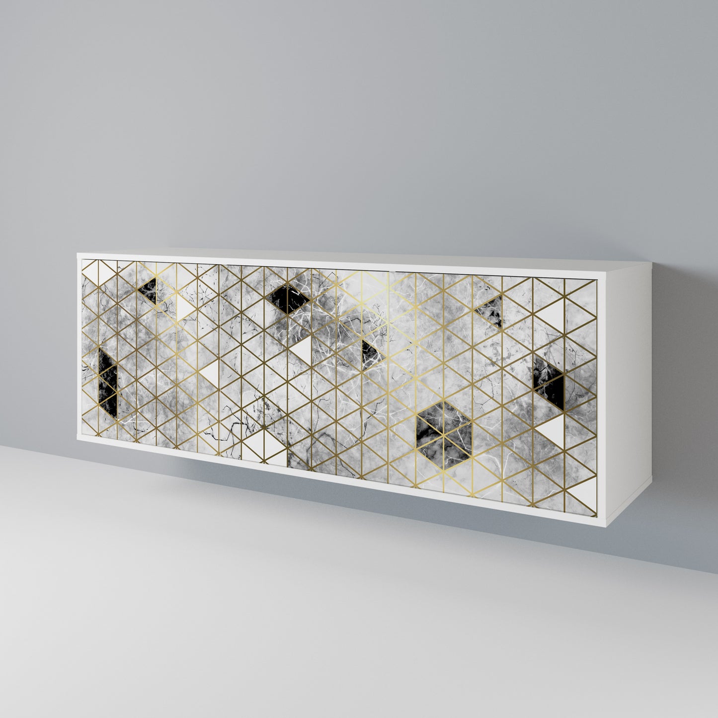 ASHEN ARIA 3-Door Sideboard