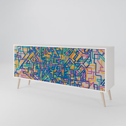 MEMORIES MAP 3-Door Sideboard
