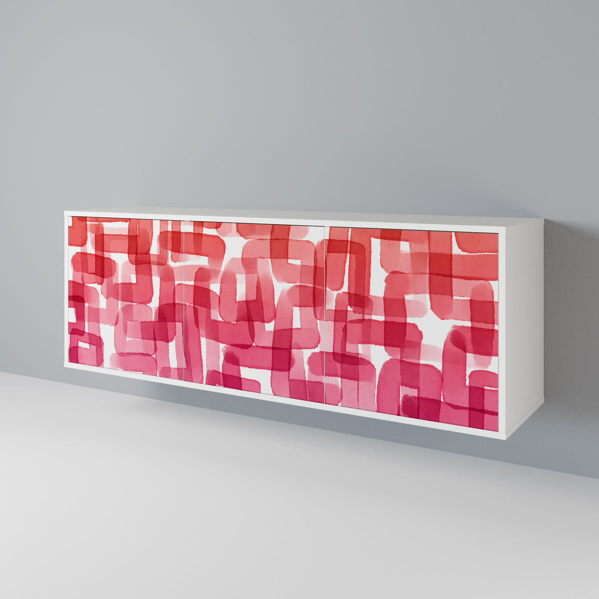 KALEIDOSCOPIC CUBISM 3-Door Sideboard