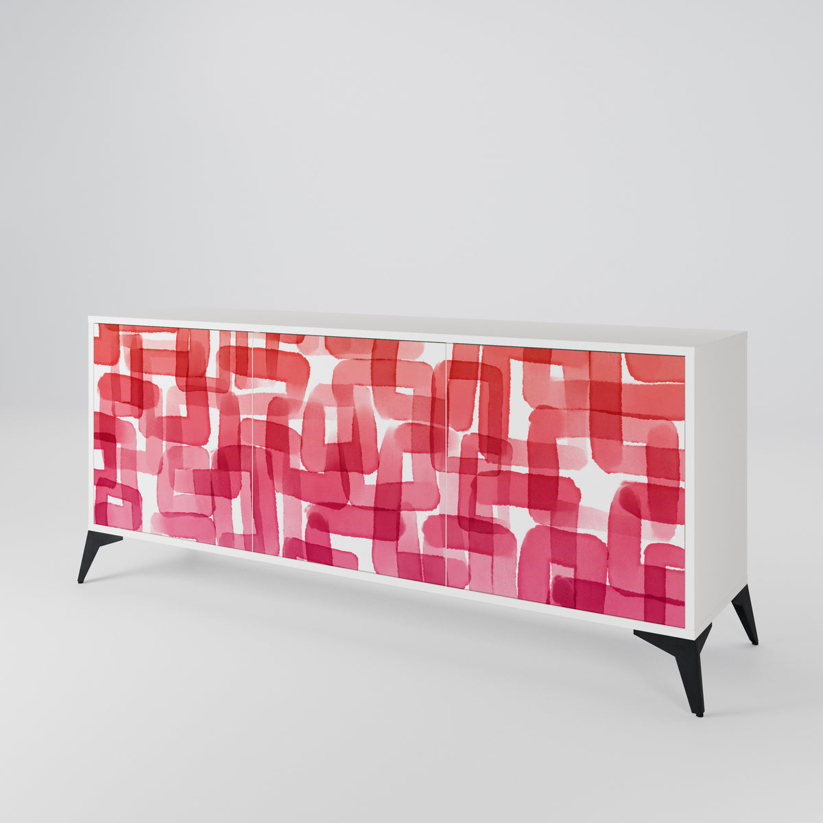 KALEIDOSCOPIC CUBISM 3-Door Sideboard