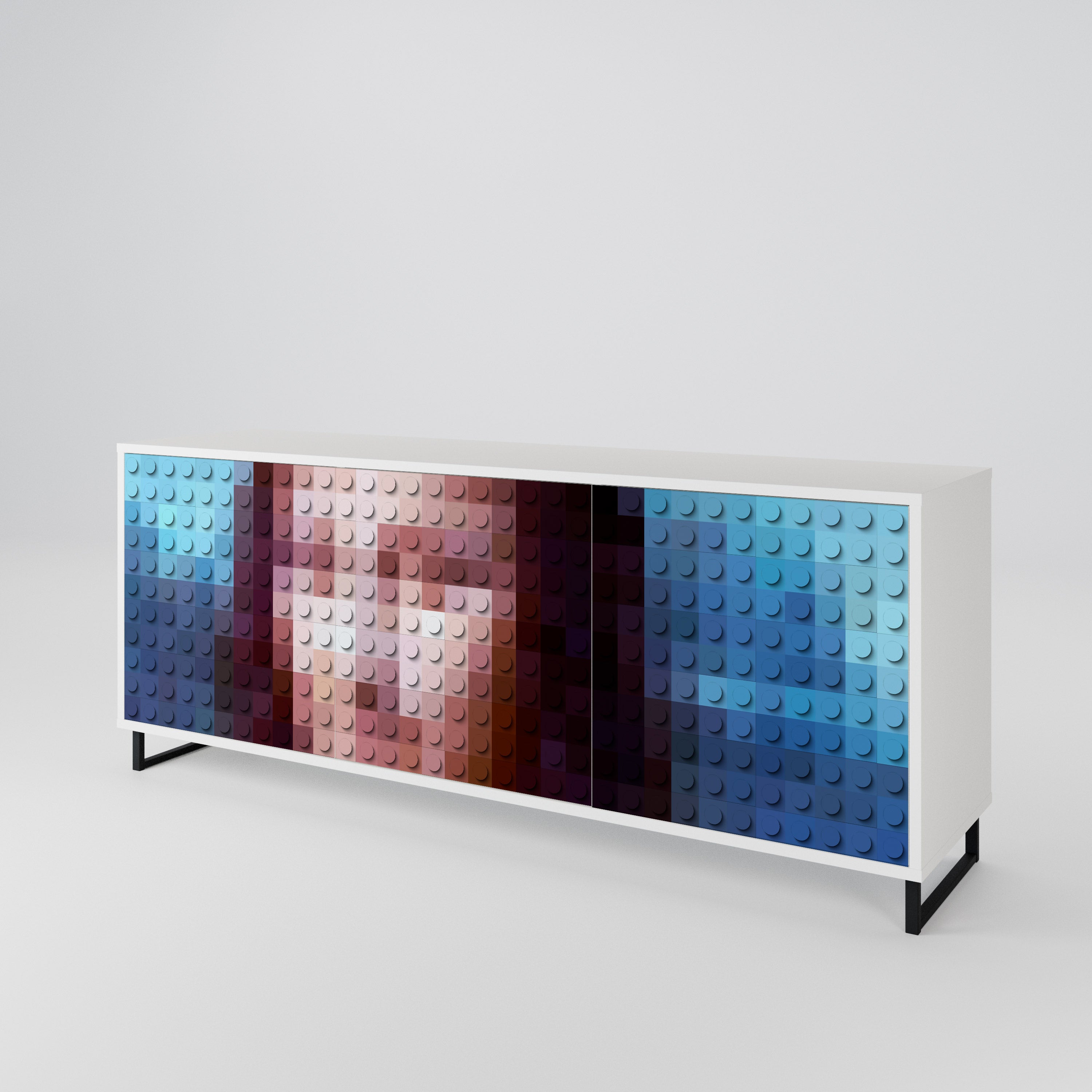 CONSTRUCTIVE ART 3-Door Sideboard