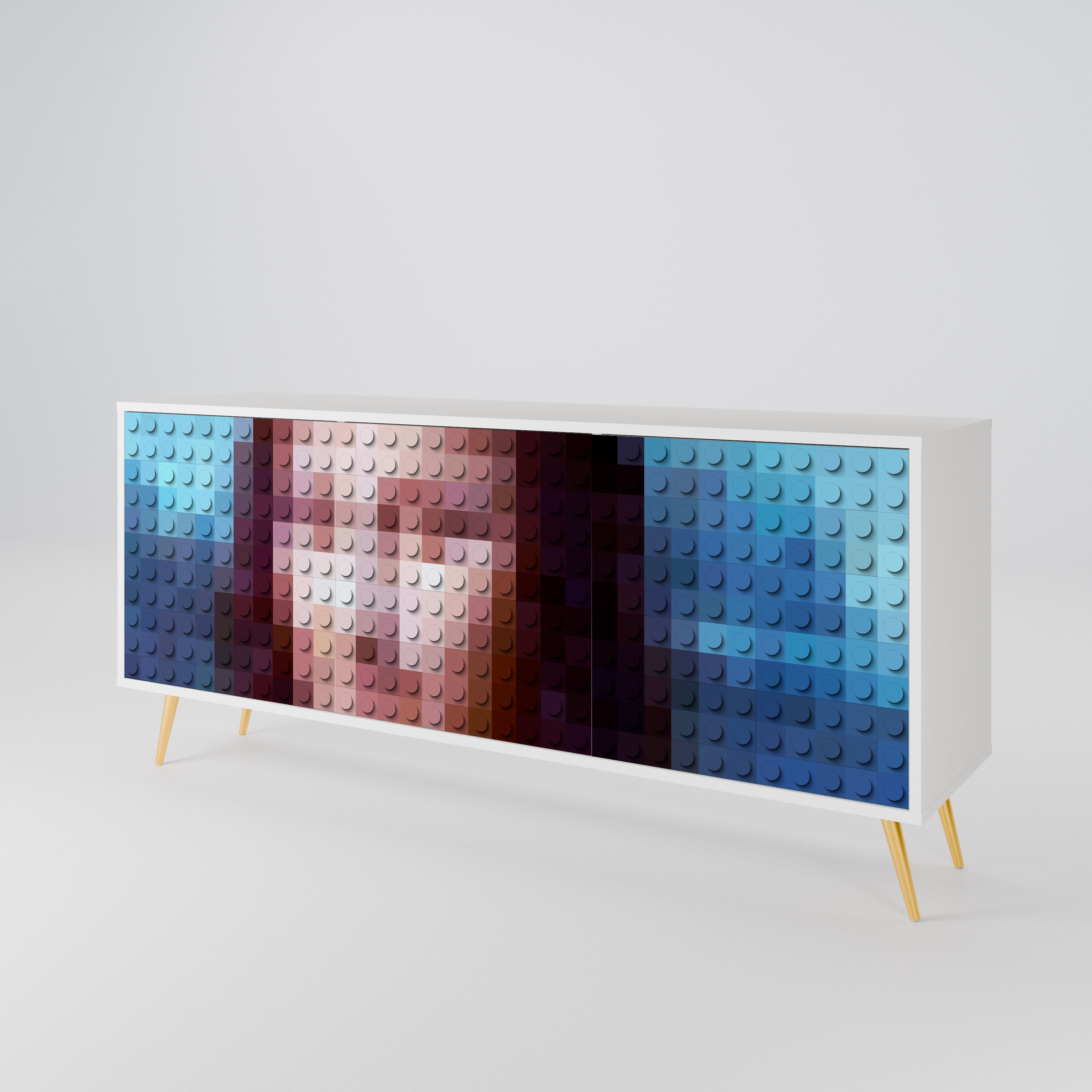 CONSTRUCTIVE ART 3-Door Sideboard