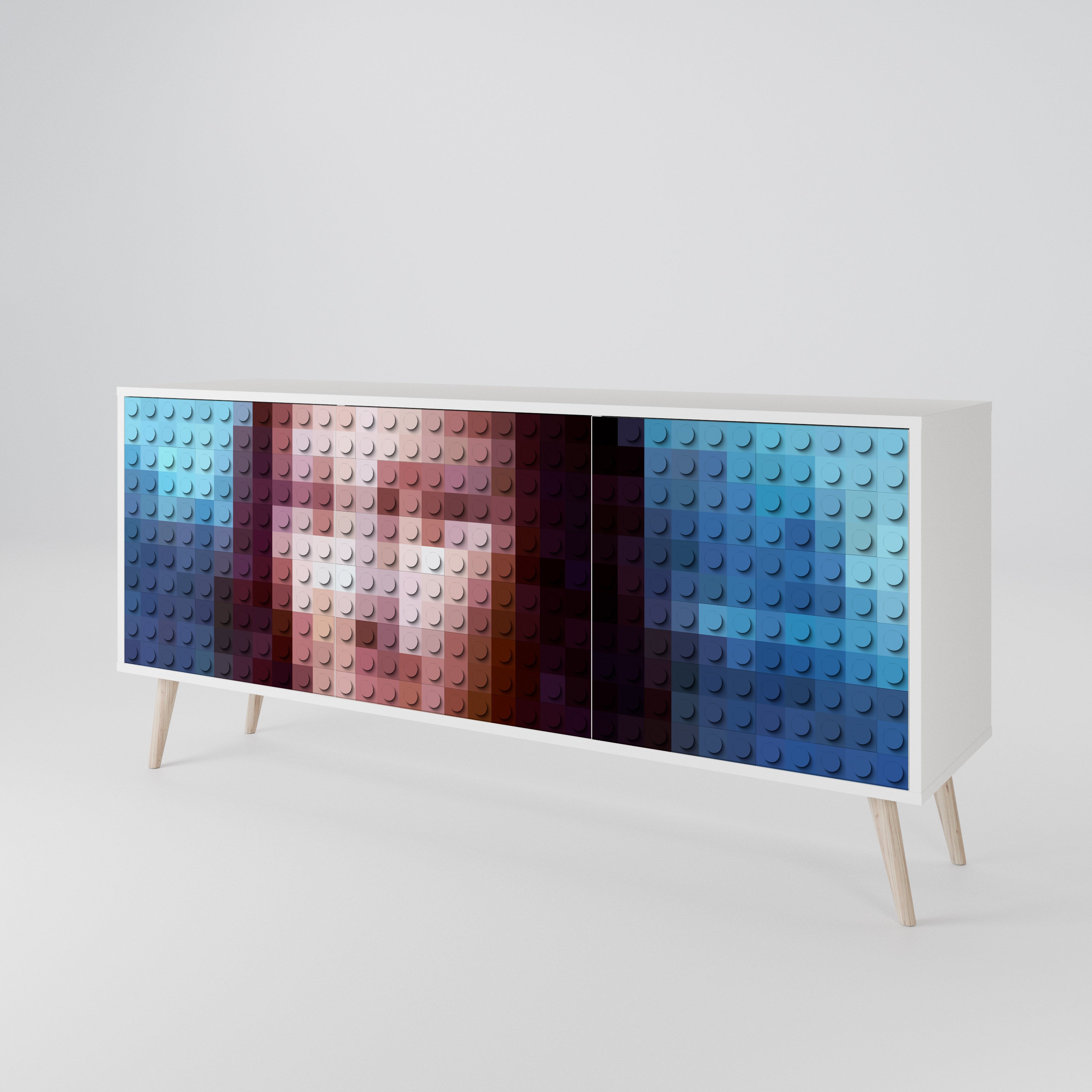 CONSTRUCTIVE ART 3-Door Sideboard