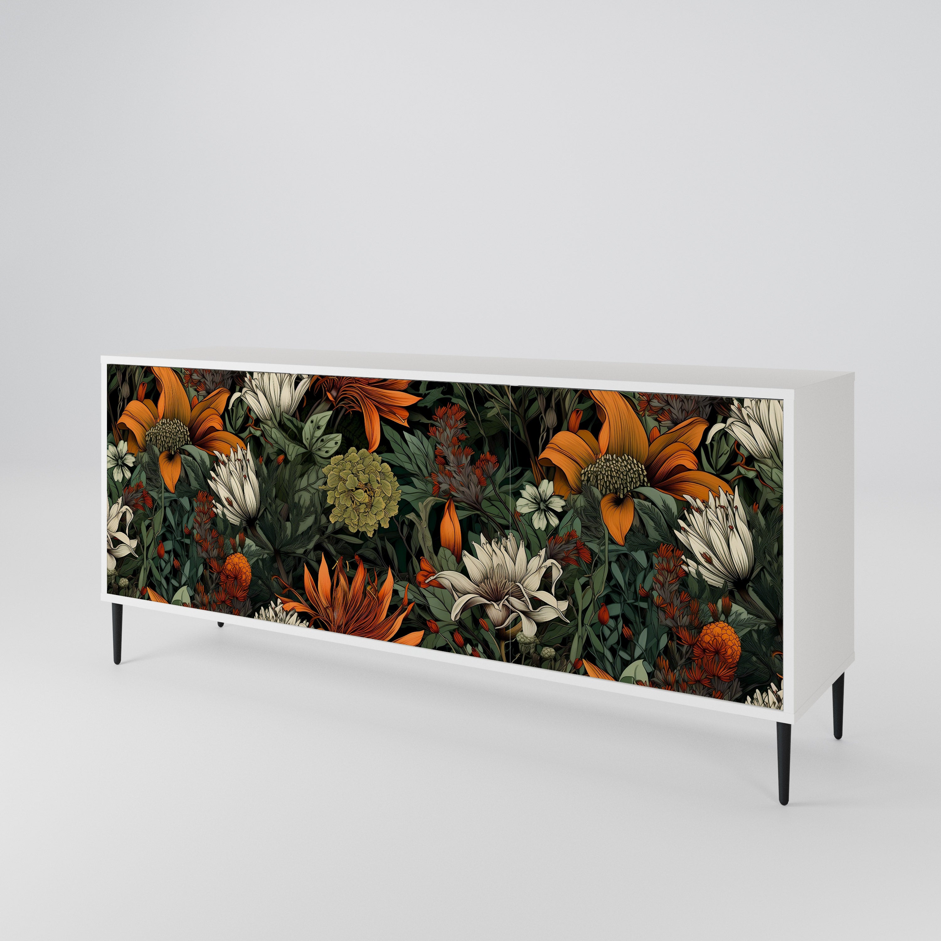 MIDNIGHT SPROUT 3-Door Sideboard