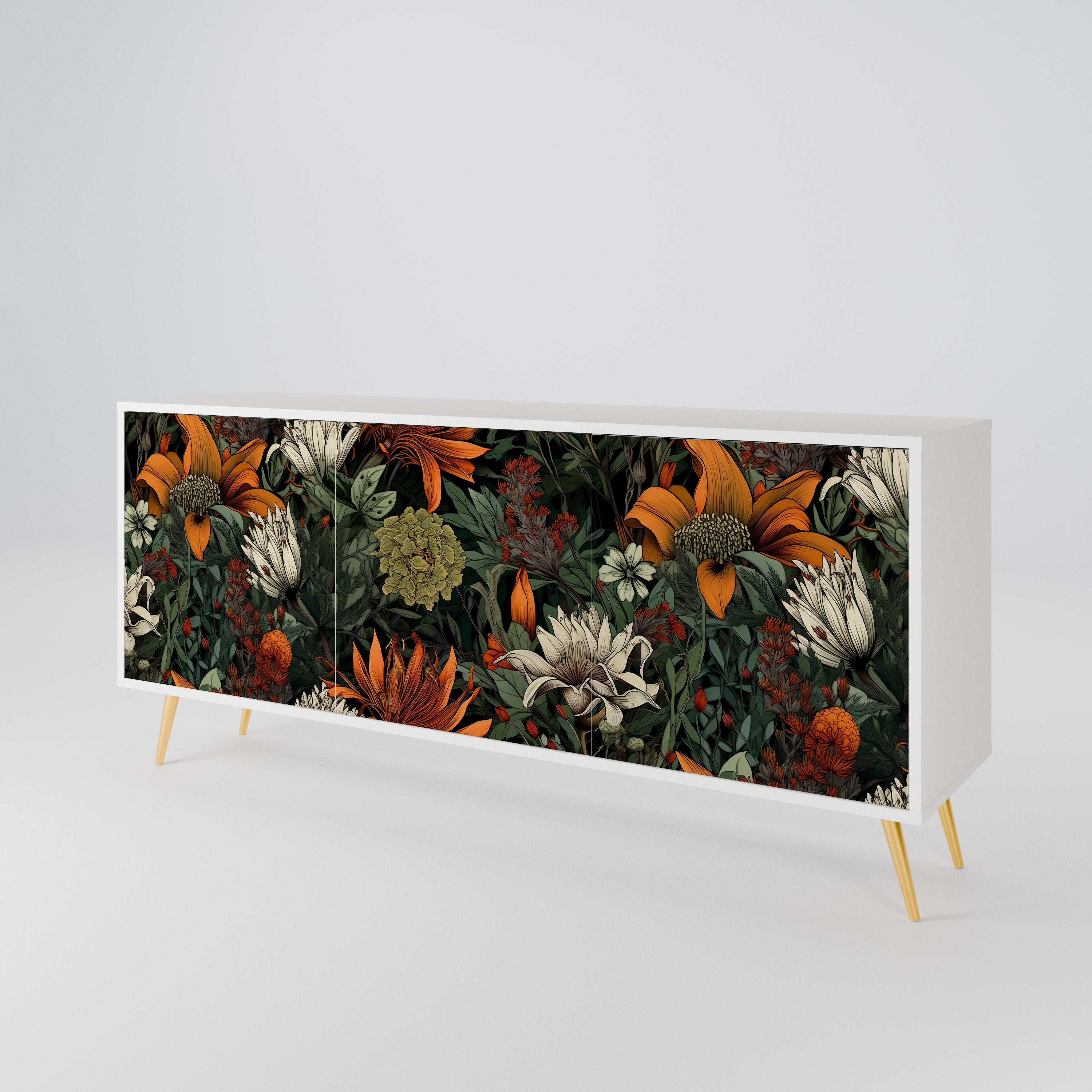 MIDNIGHT SPROUT 3-Door Sideboard