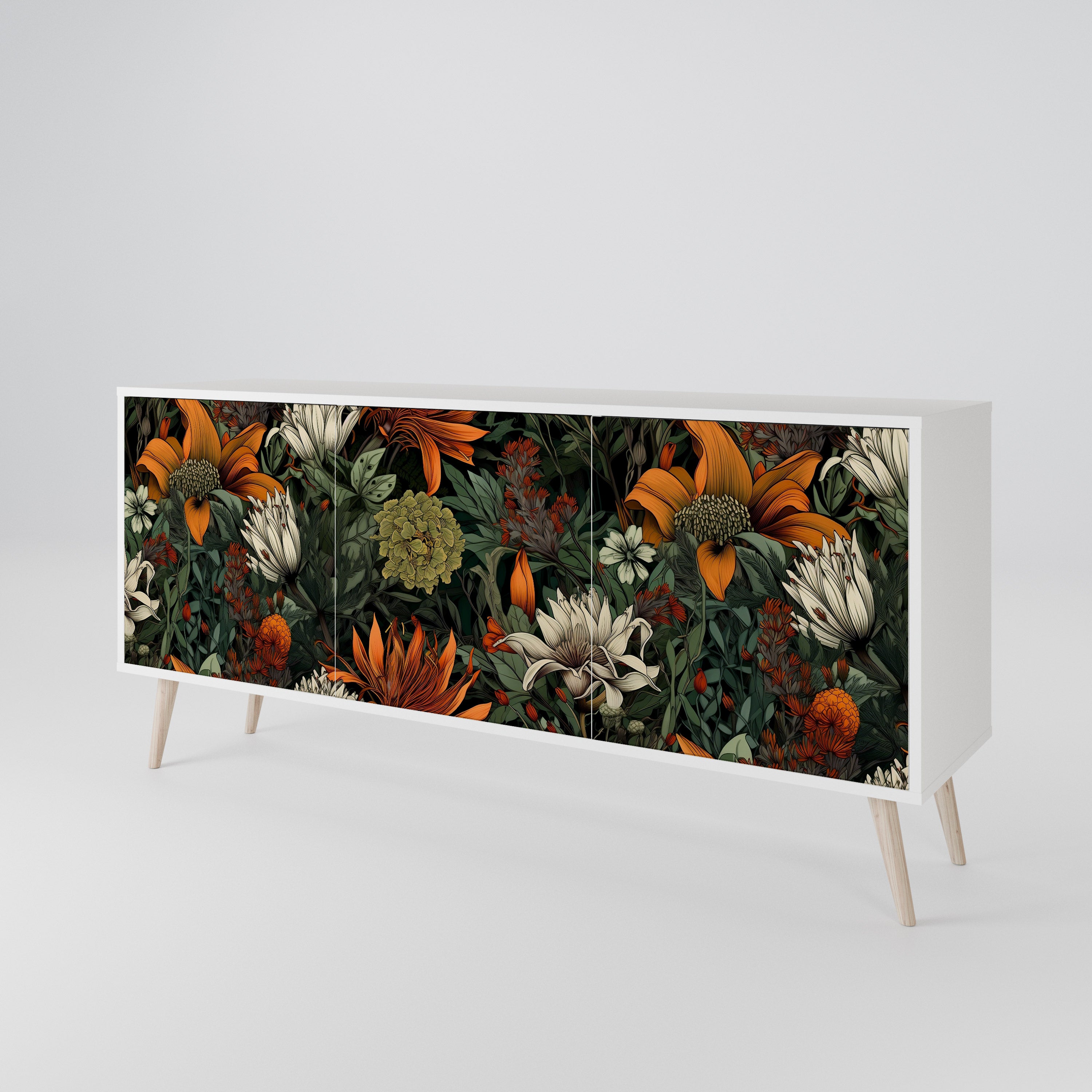 MIDNIGHT SPROUT 3-Door Sideboard