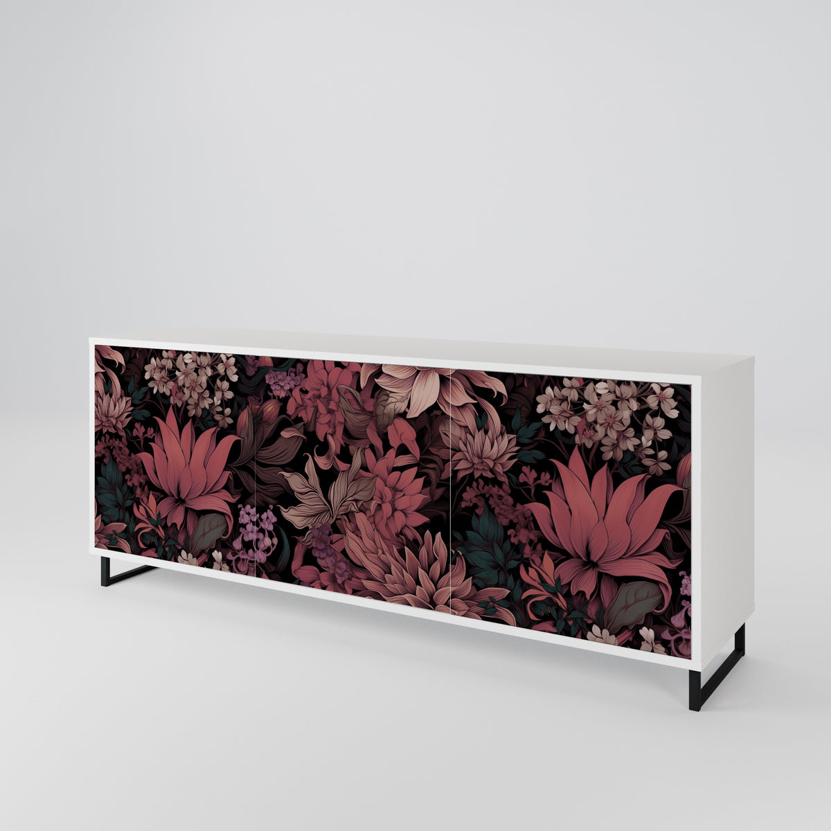 FLORAL WHISPER 3-Door Sideboard