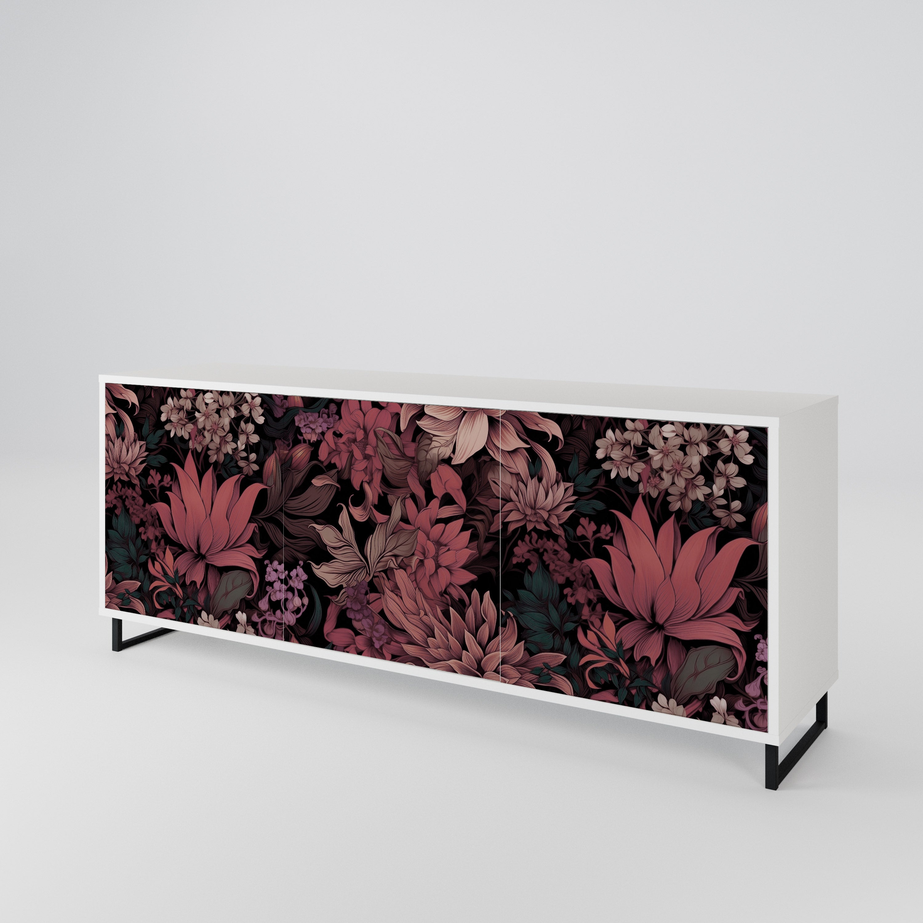 FLORAL WHISPER 3-Door Sideboard