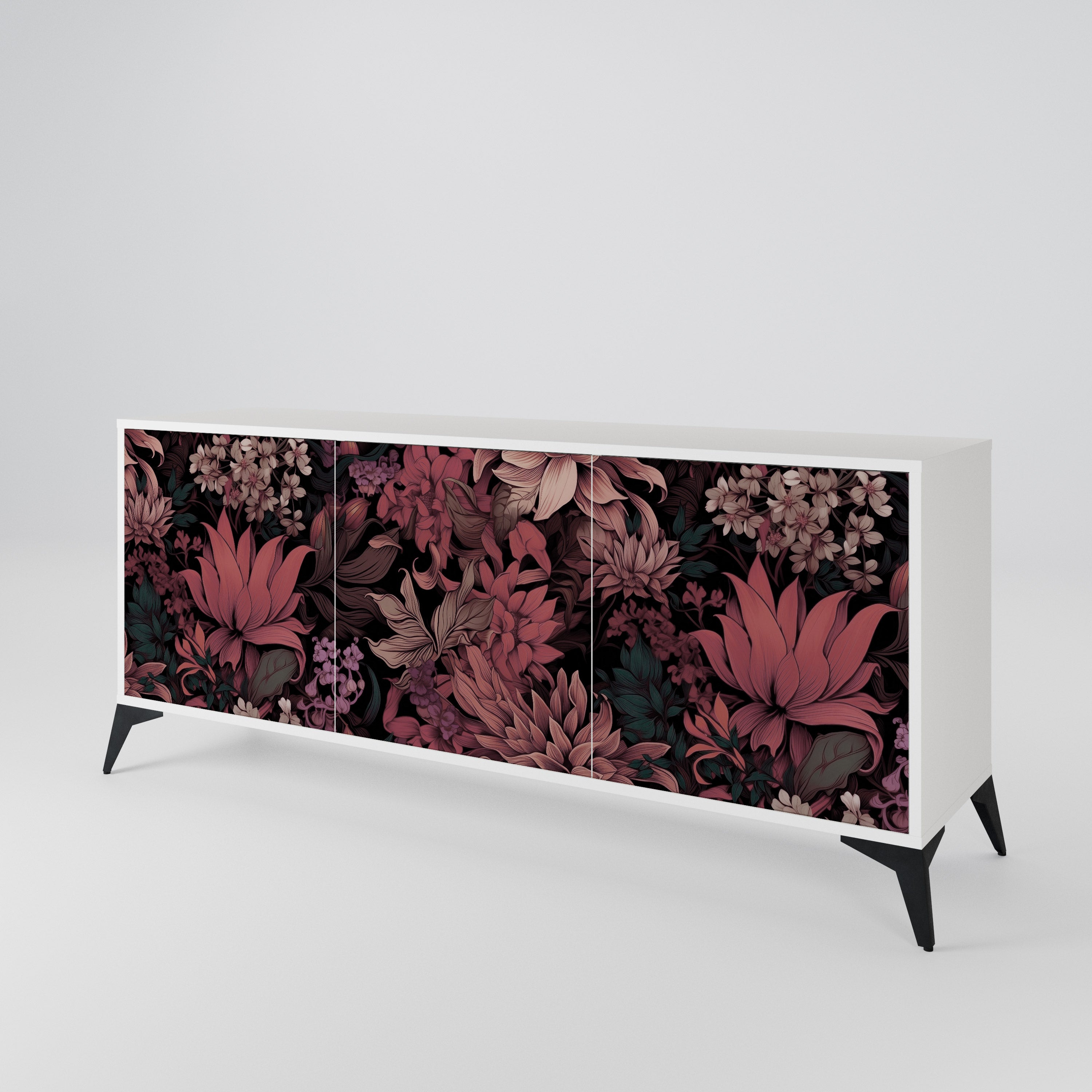 FLORAL WHISPER 3-Door Sideboard