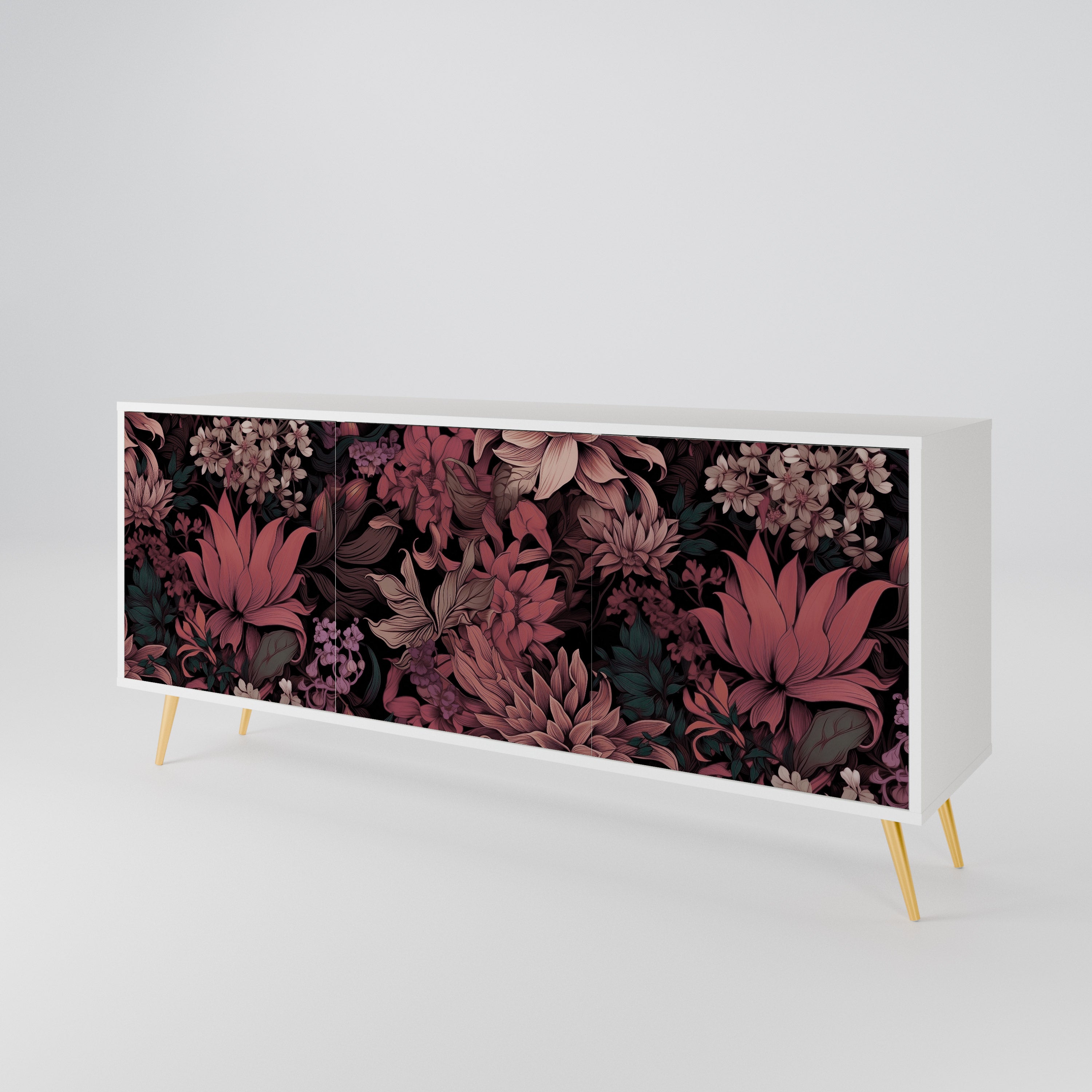 FLORAL WHISPER 3-Door Sideboard