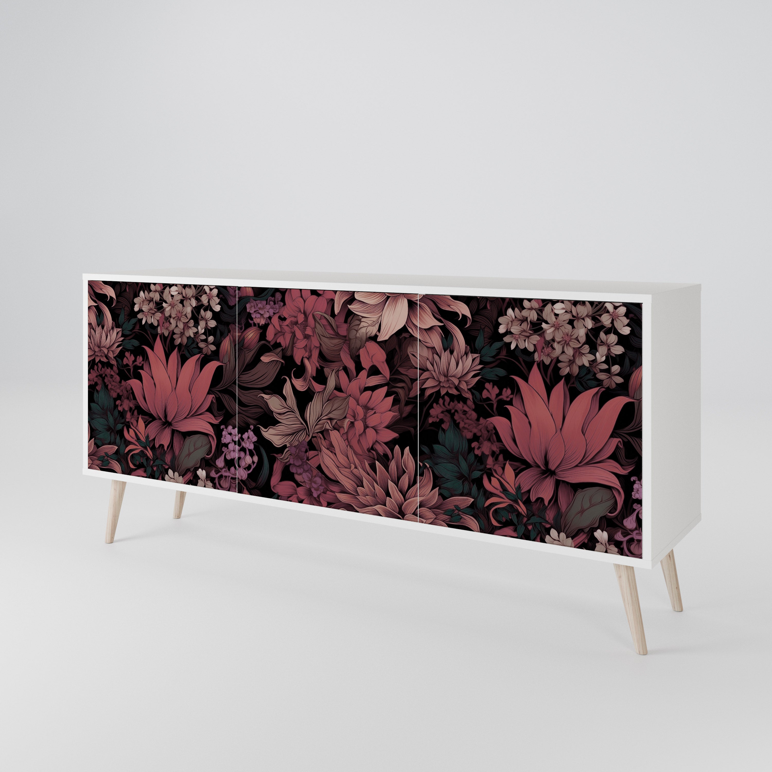 FLORAL WHISPER 3-Door Sideboard