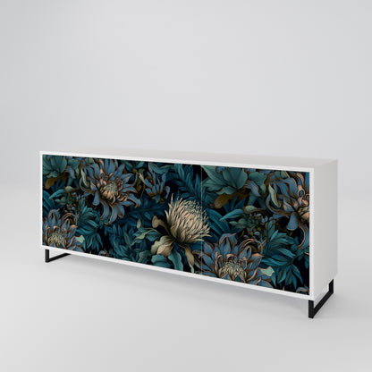TWILIGHT BLOOM 3-Door Sideboard
