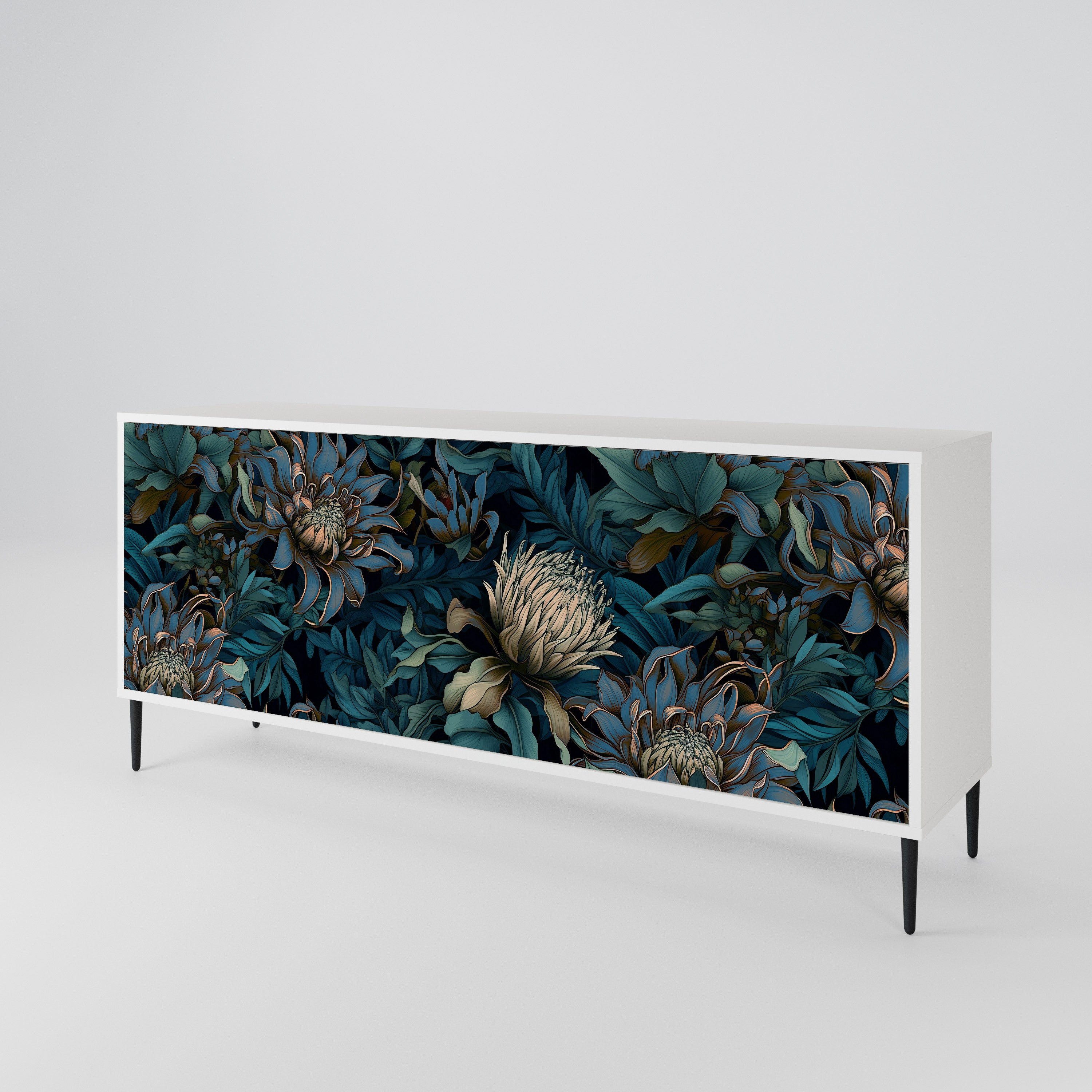 TWILIGHT BLOOM 3-Door Sideboard