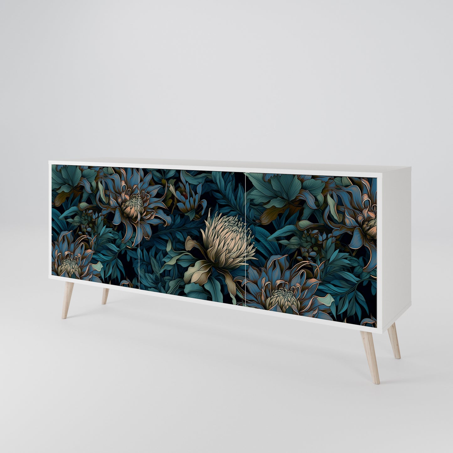 TWILIGHT BLOOM 3-Door Sideboard
