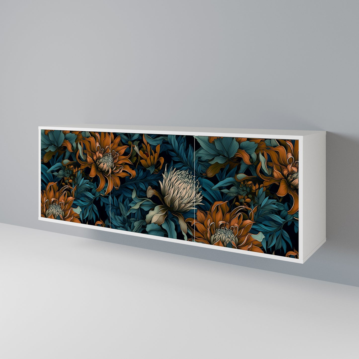 MORNING BLOOM 3-Door Sideboard
