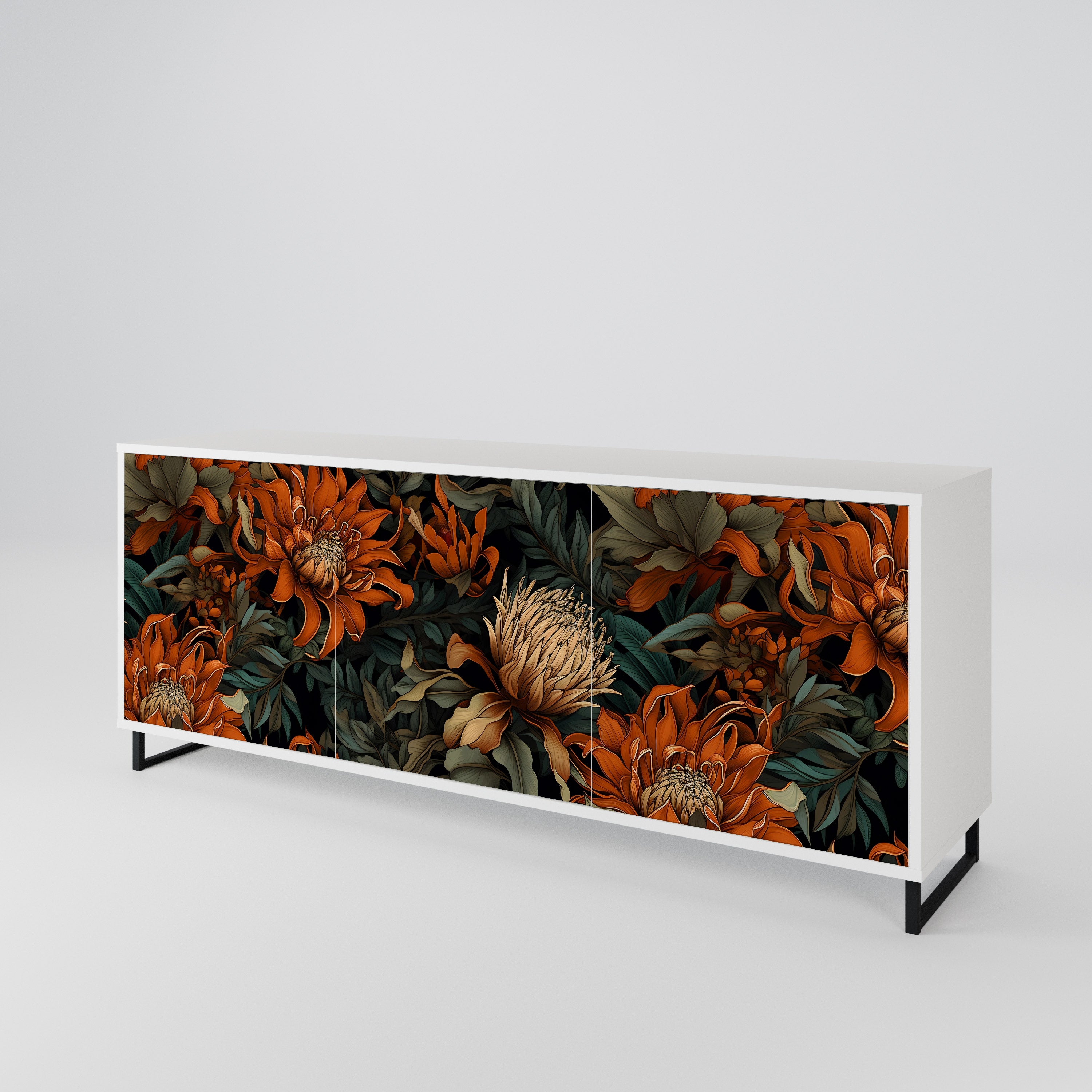 DAWN BLOOM 3-Door Sideboard