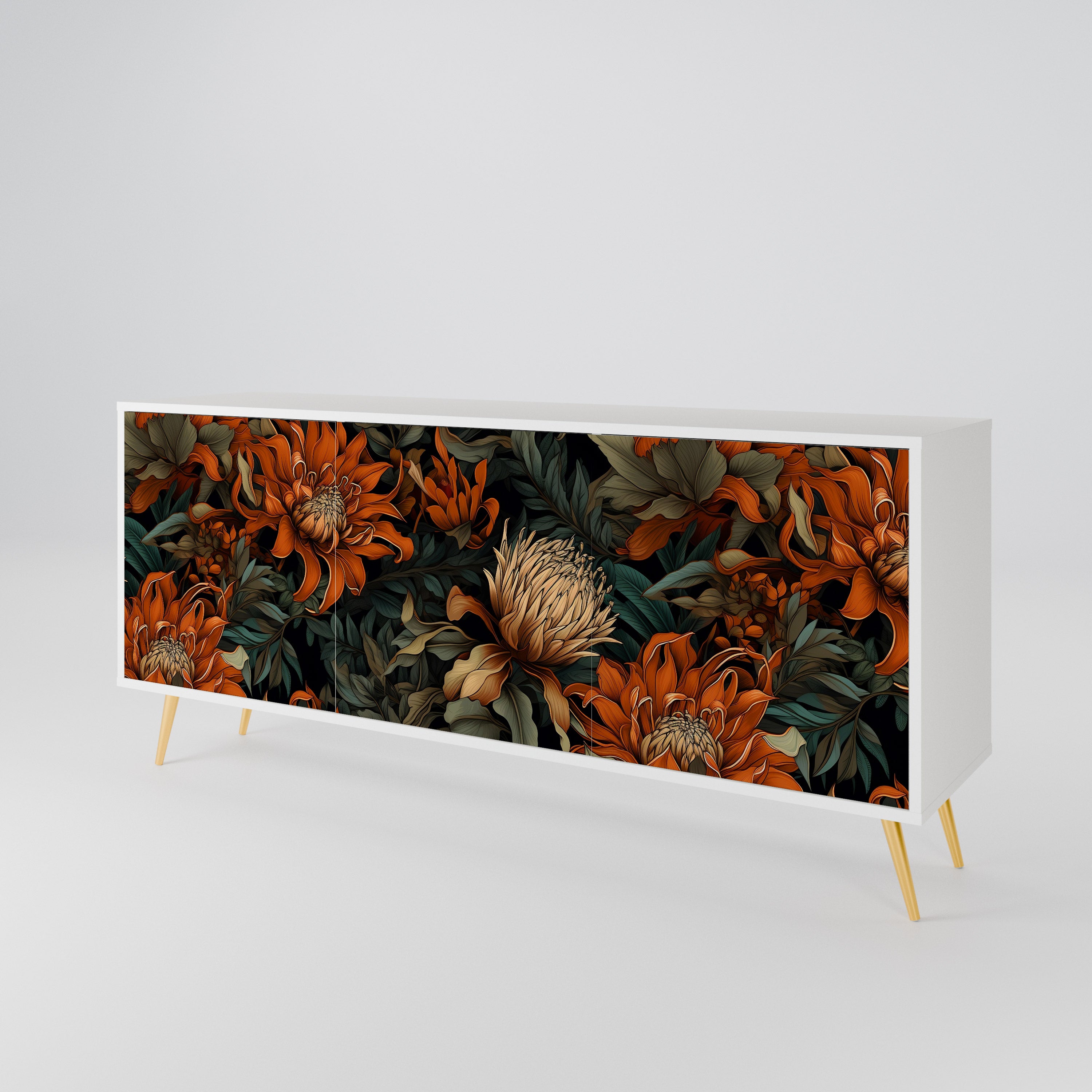 DAWN BLOOM 3-Door Sideboard