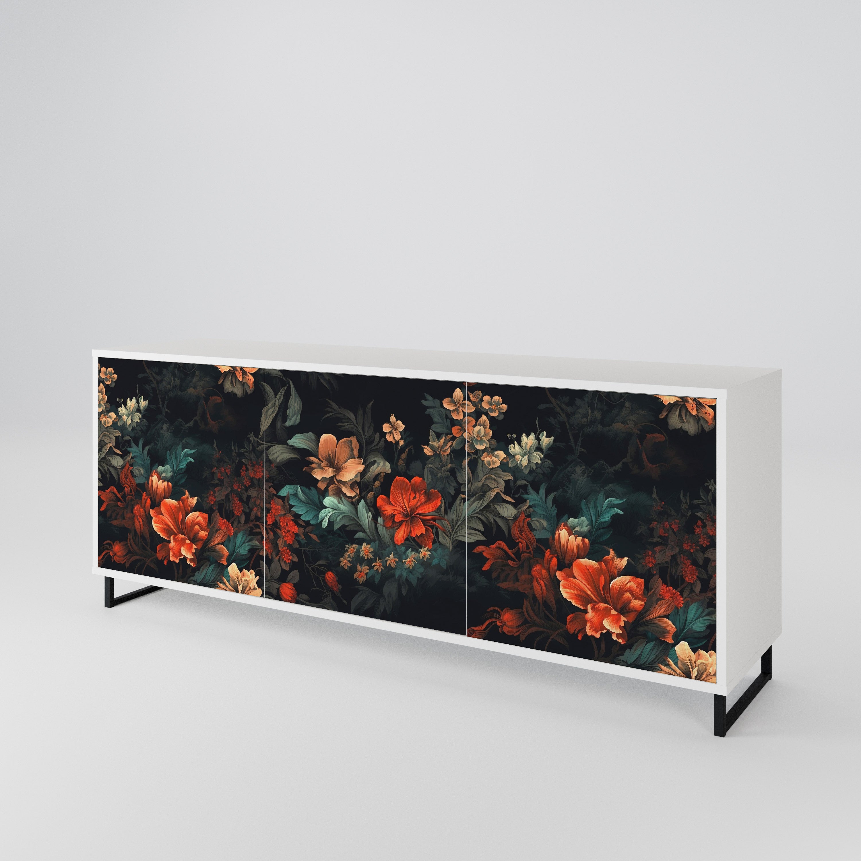 IMAGINARY BLOSSOM 3-Door Sideboard