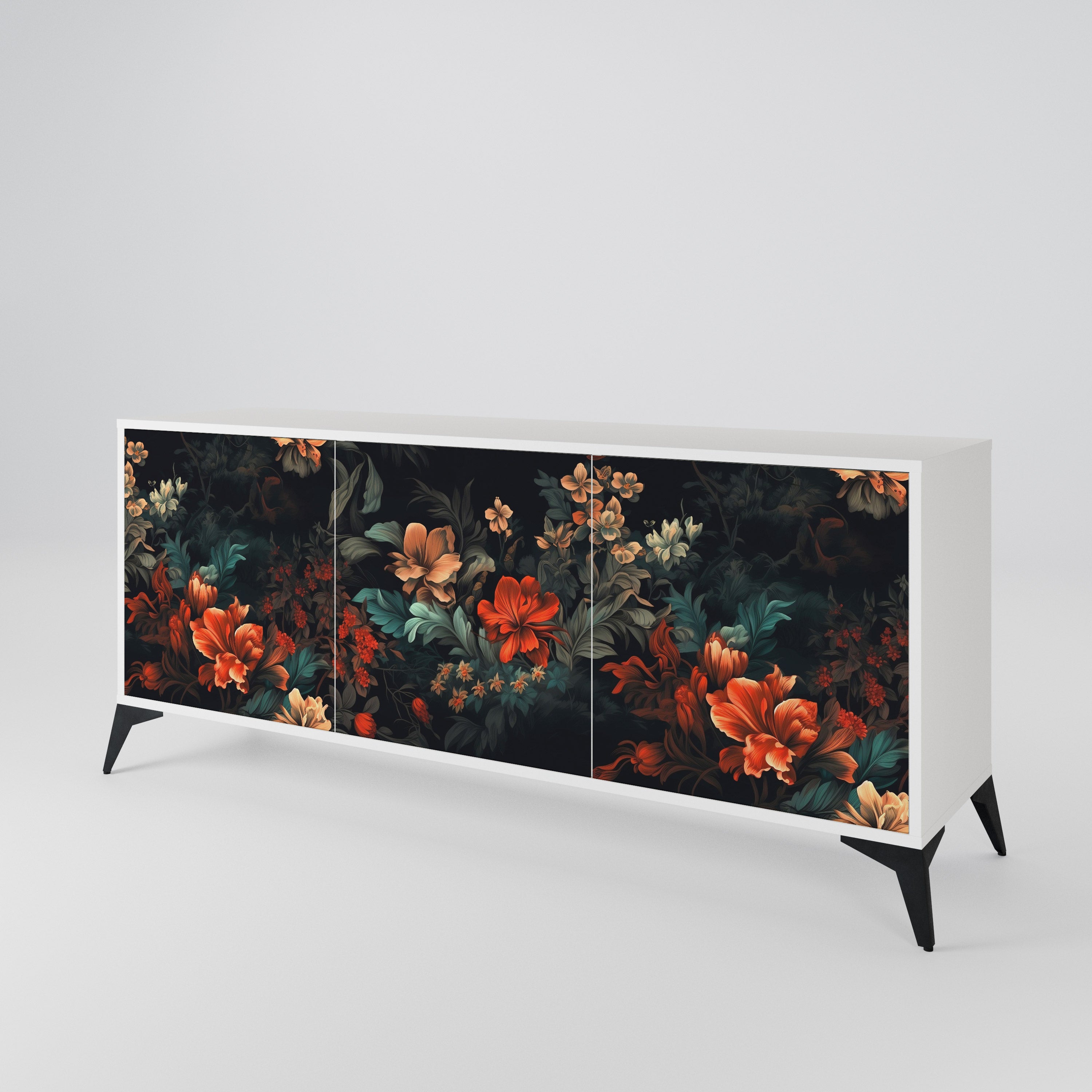 IMAGINARY BLOSSOM 3-Door Sideboard