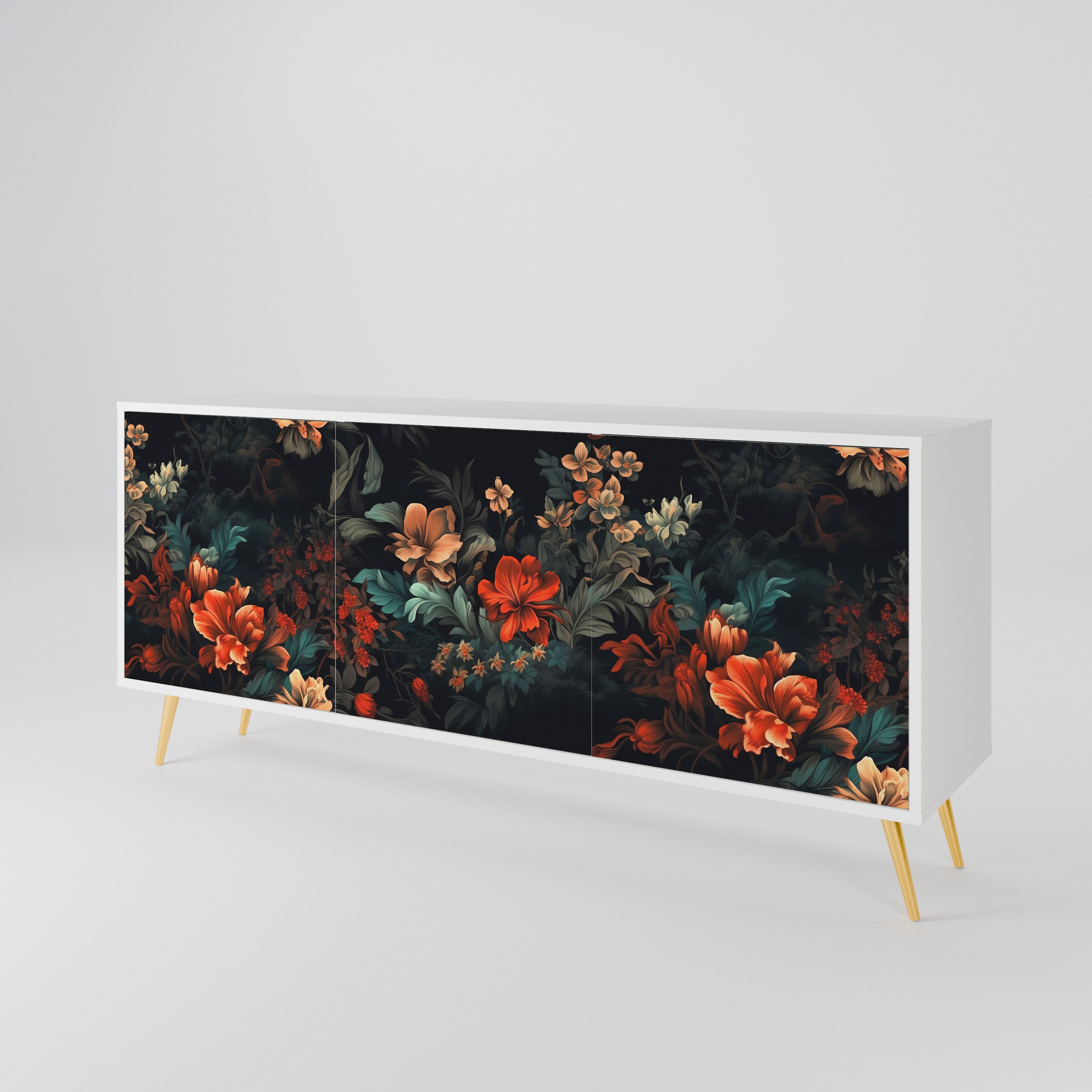 IMAGINARY BLOSSOM 3-Door Sideboard