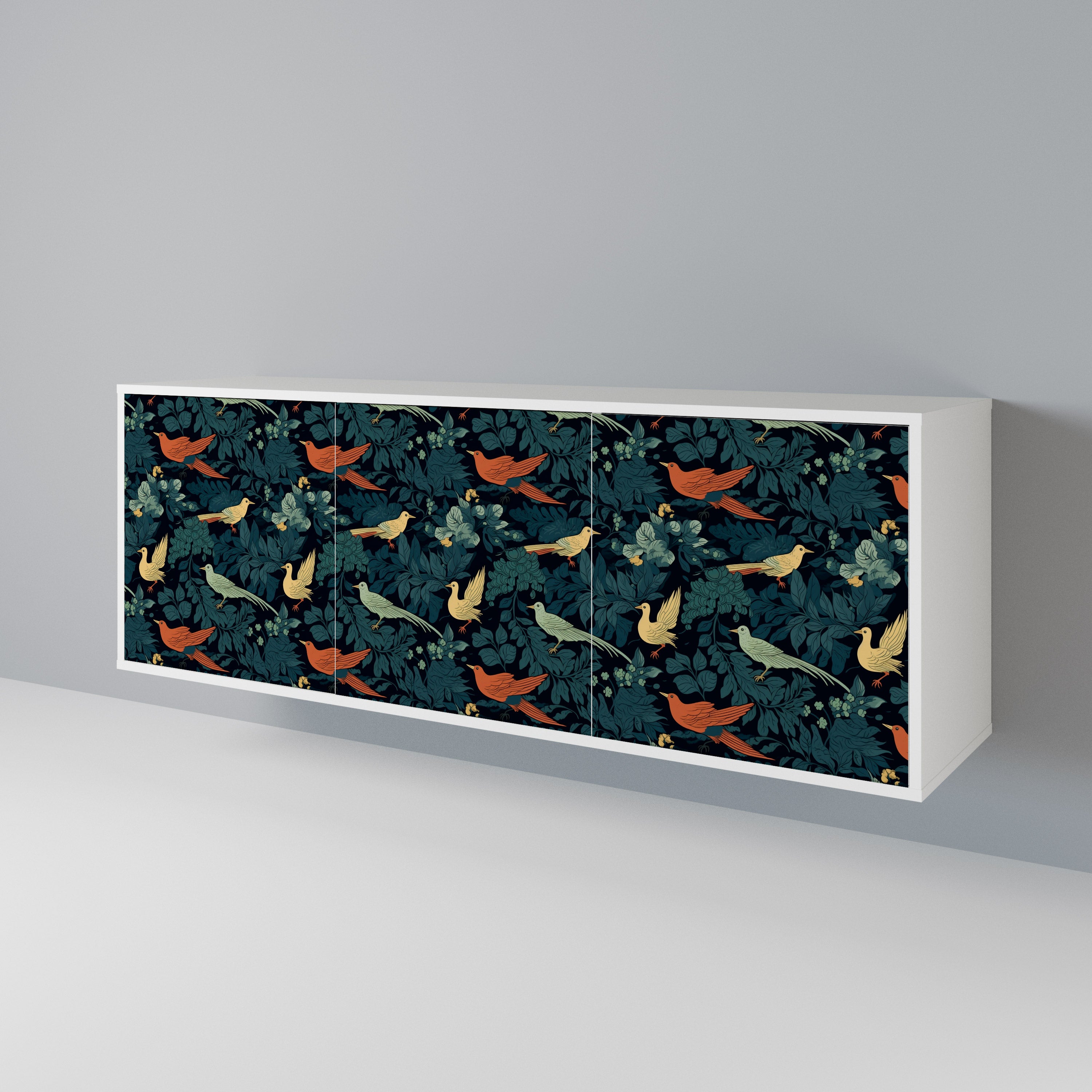 FOWL ORNAMENT 3-Door Sideboard