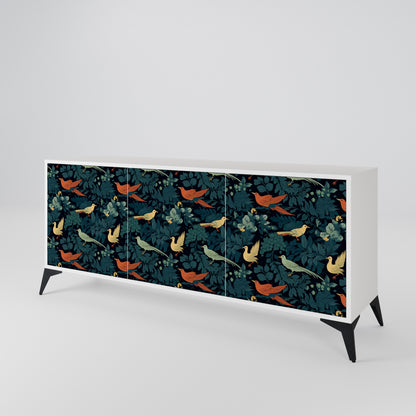 FOWL ORNAMENT 3-Door Sideboard