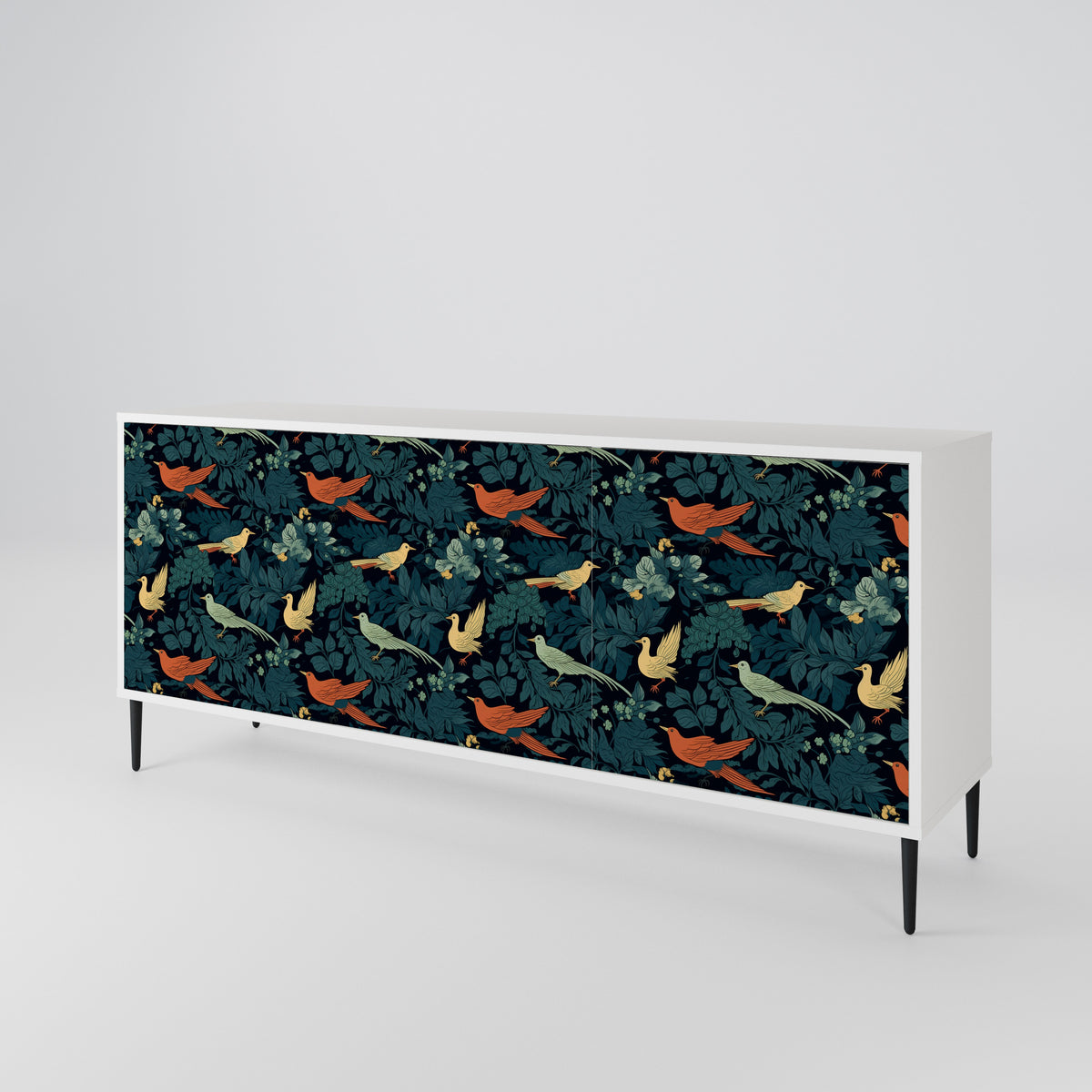 FOWL ORNAMENT 3-Door Sideboard
