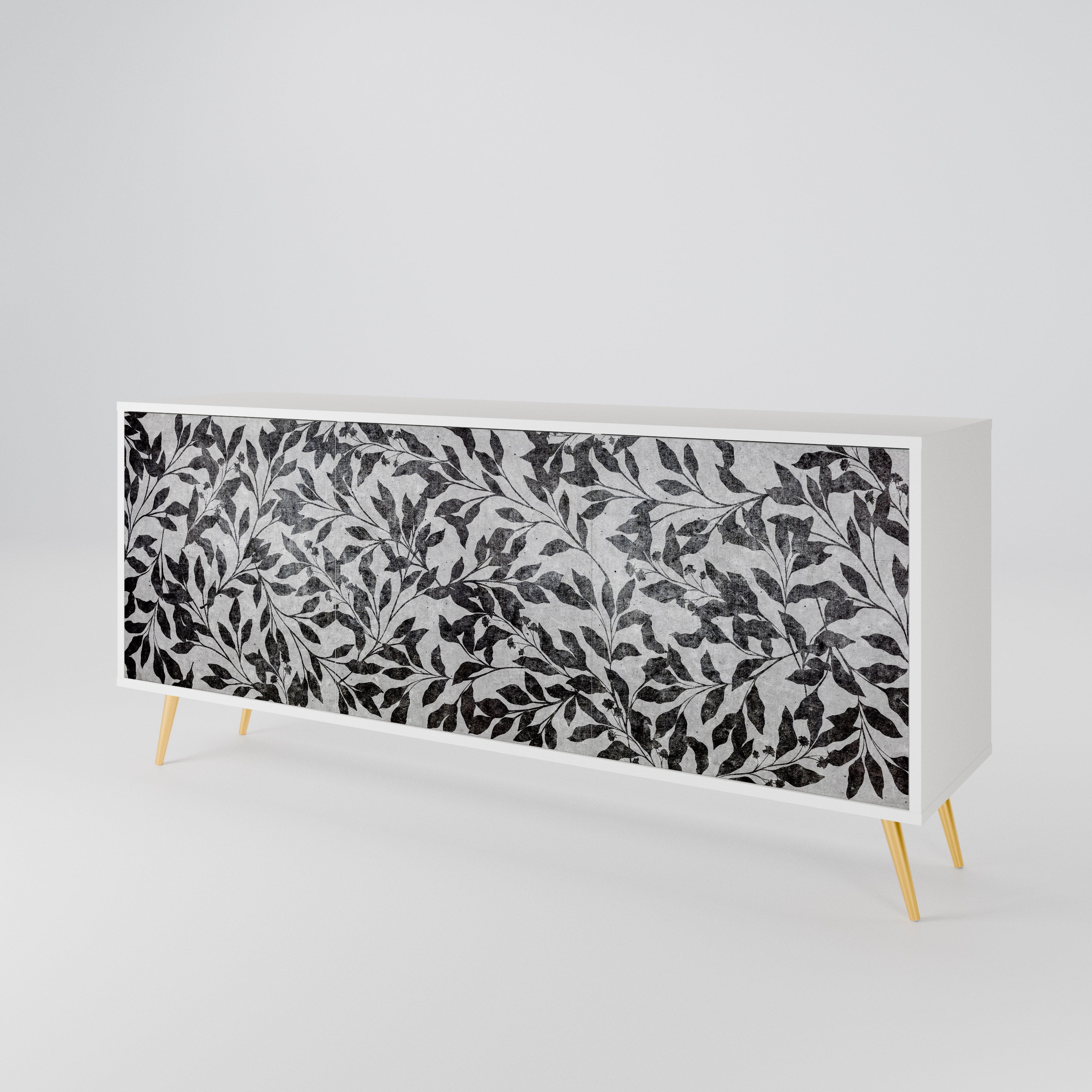 CHARCOAL SPROUT 3-Door Sideboard