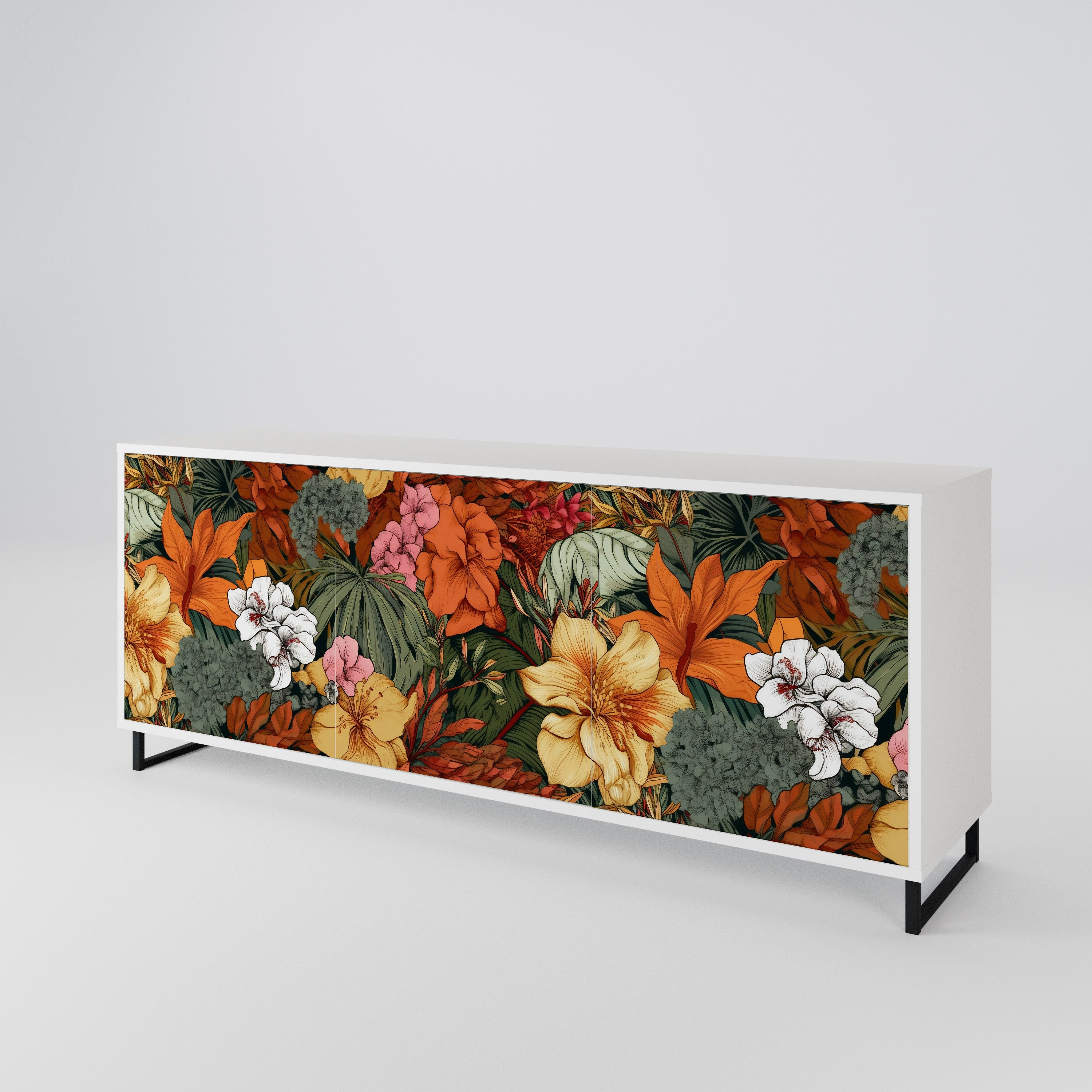 RADIANT FLORA 3-Door Sideboard