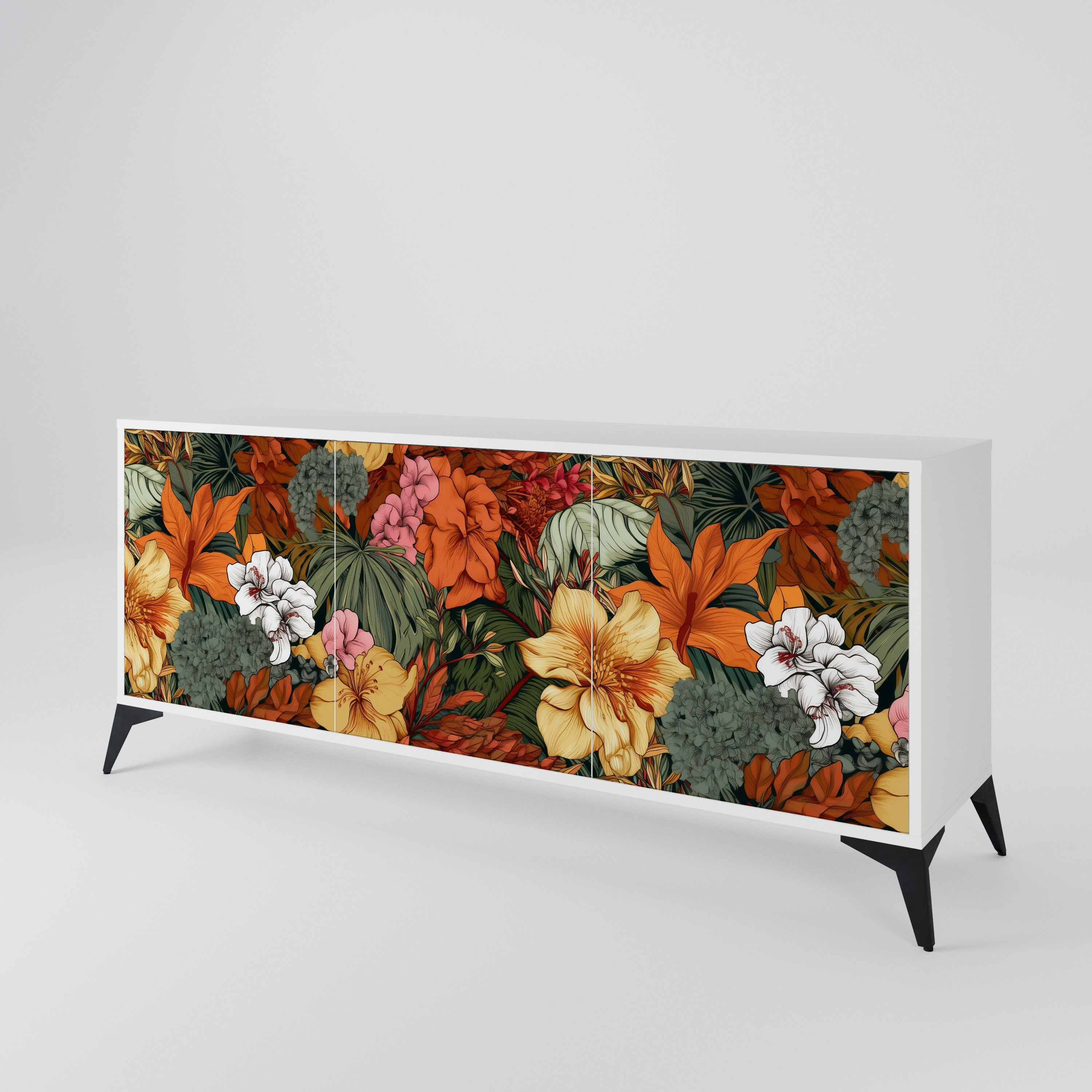 RADIANT FLORA 3-Door Sideboard
