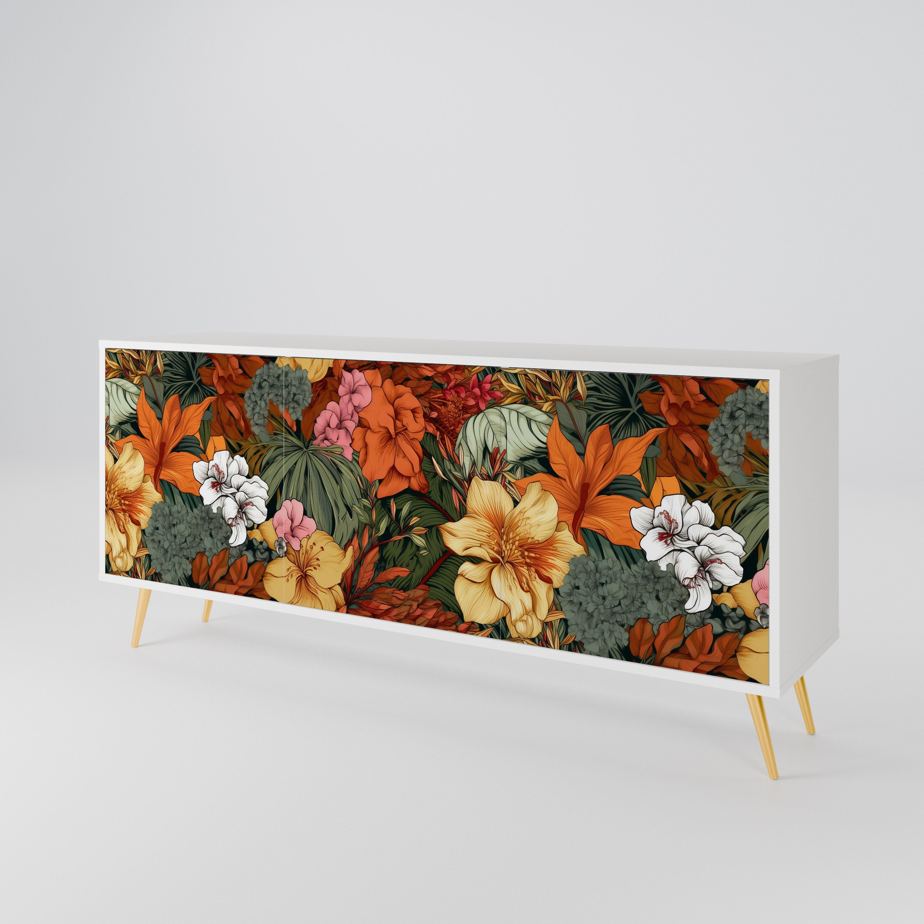 RADIANT FLORA 3-Door Sideboard