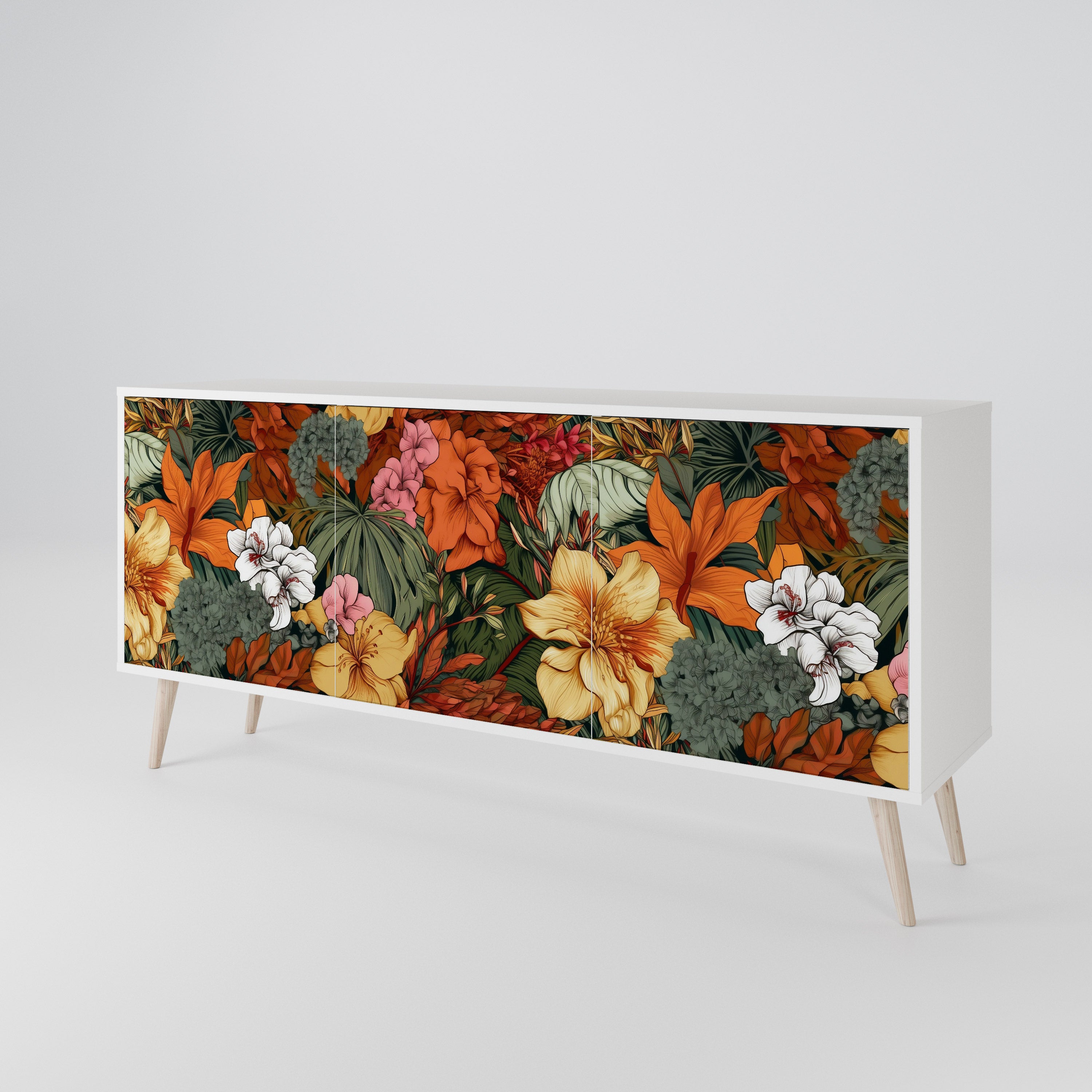 RADIANT FLORA 3-Door Sideboard