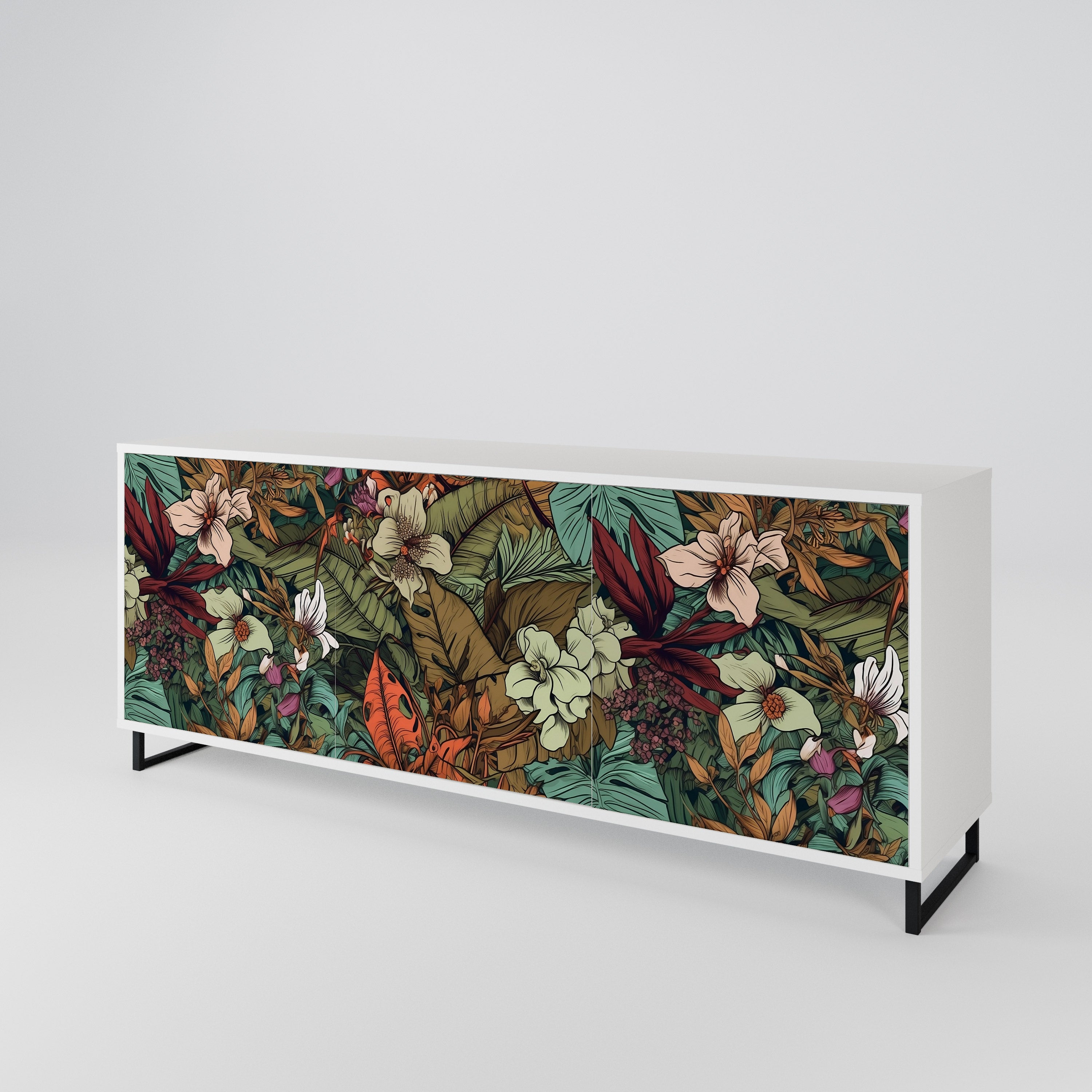 BOTANICAL EMERGENCE 3-Door Sideboard