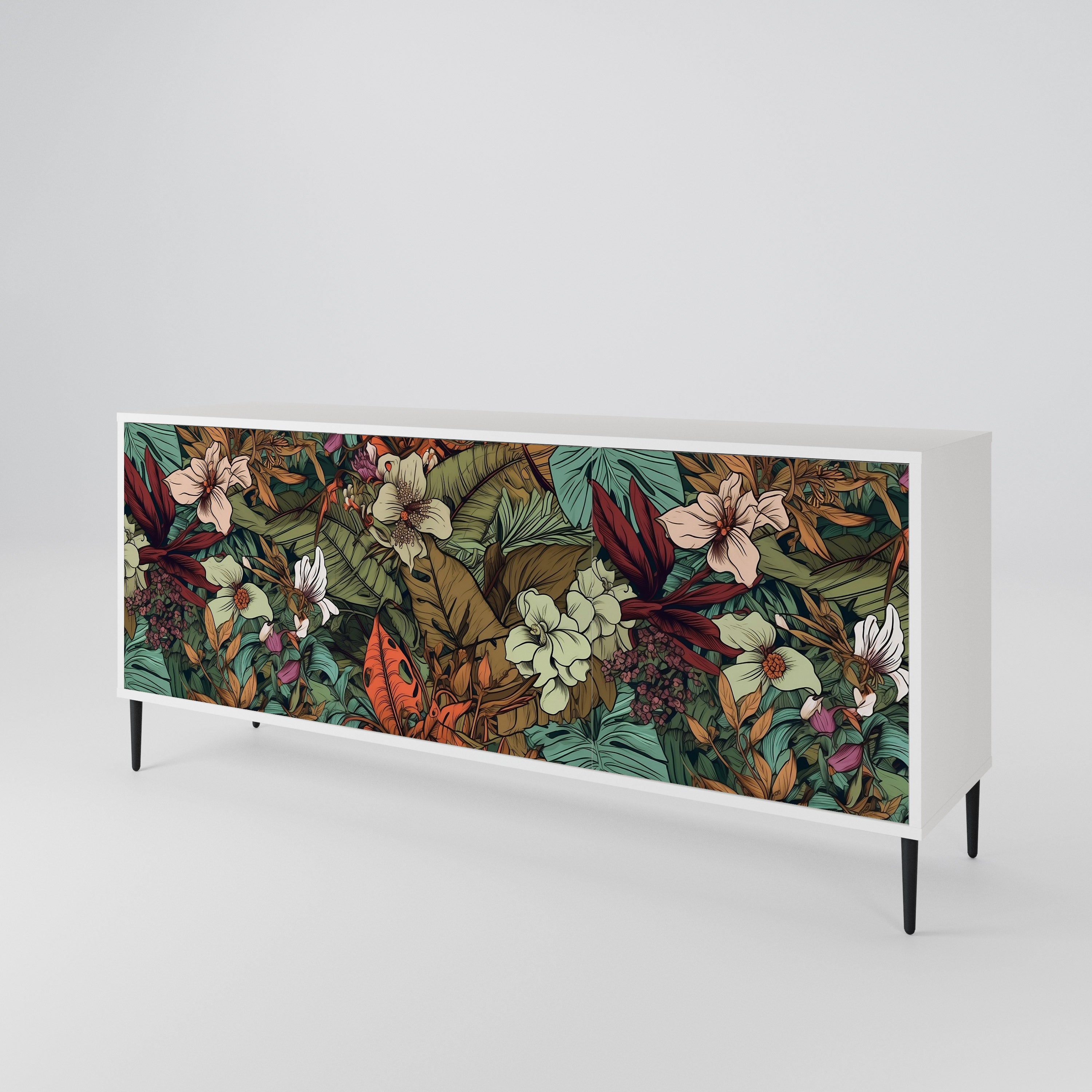 BOTANICAL EMERGENCE 3-Door Sideboard