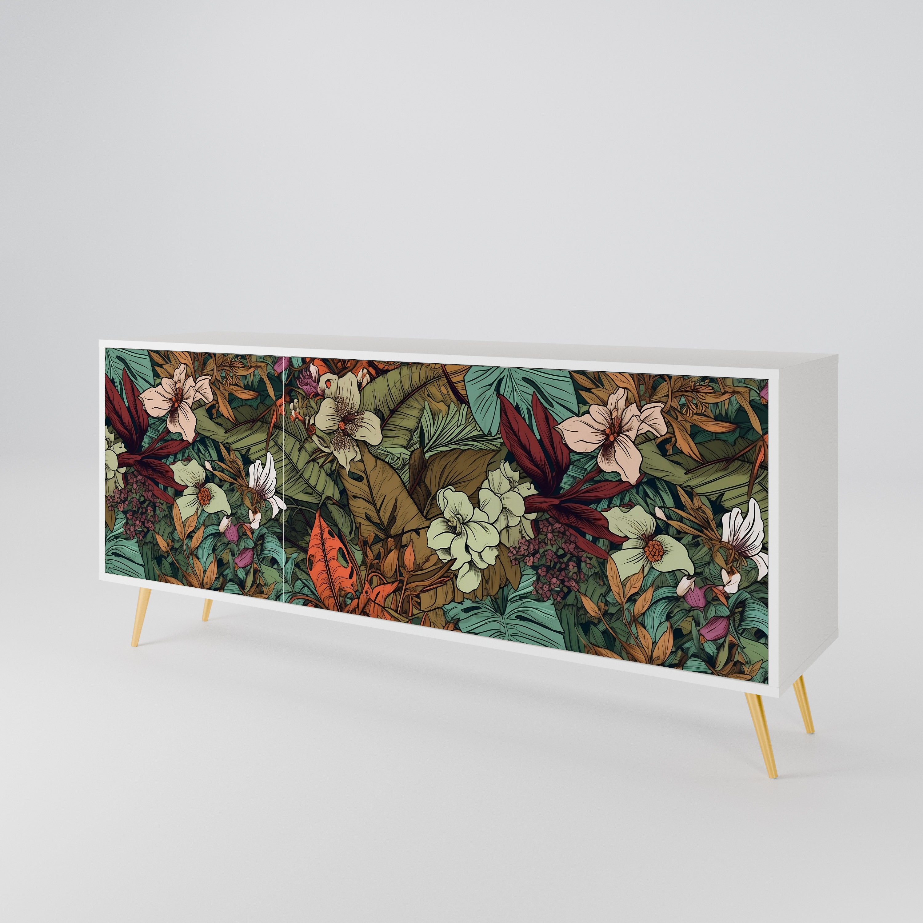 BOTANICAL EMERGENCE 3-Door Sideboard