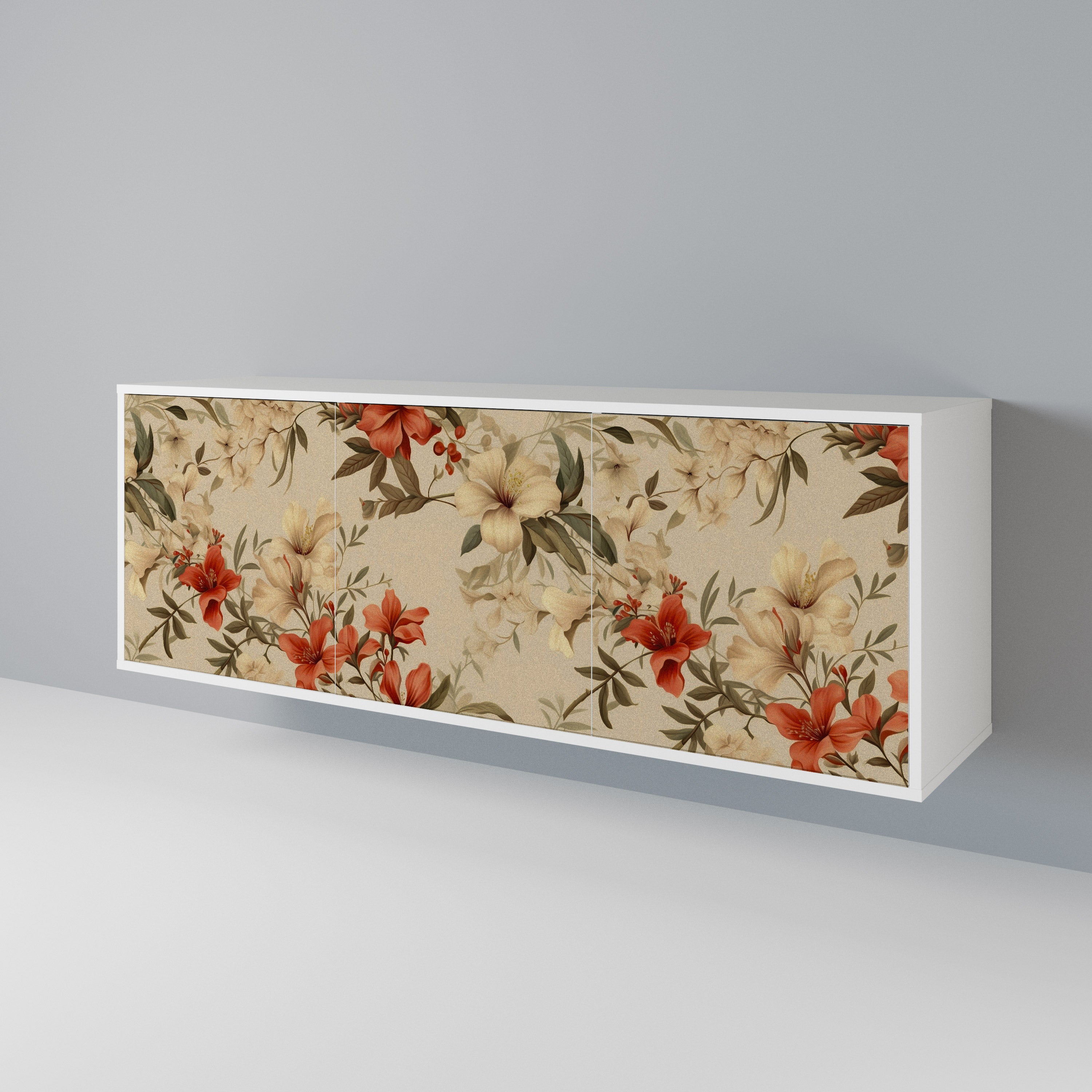 BLOOMING HARMONY 3-Door Sideboard
