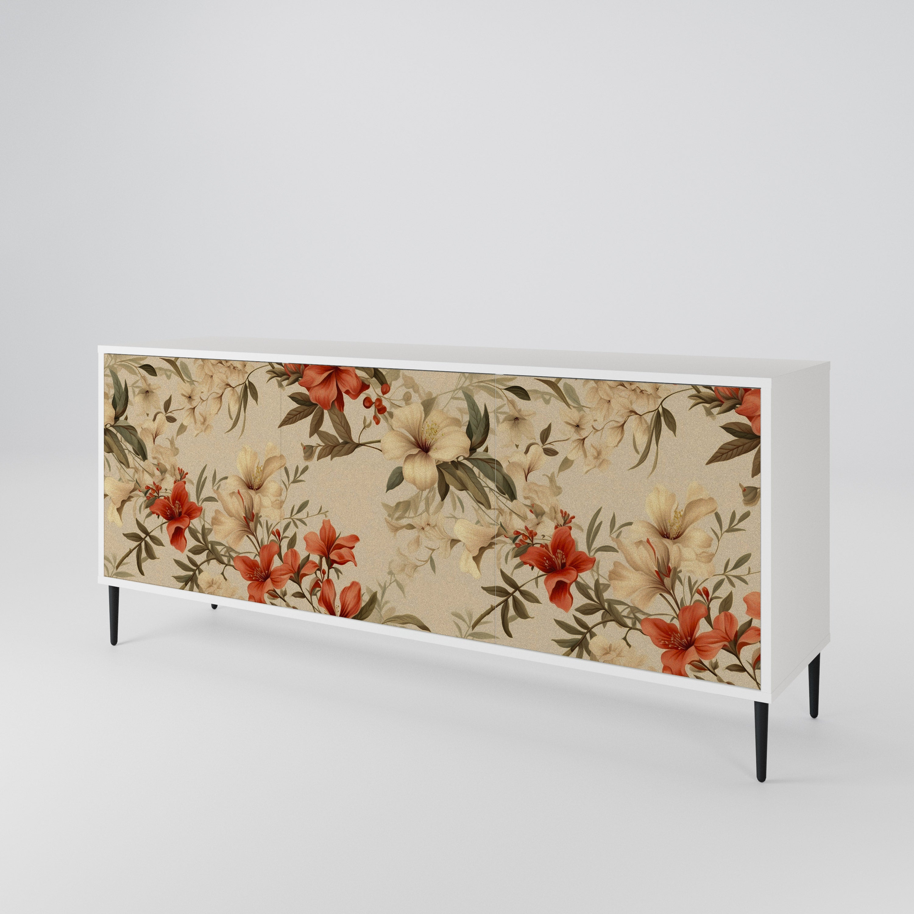 BLOOMING HARMONY 3-Door Sideboard