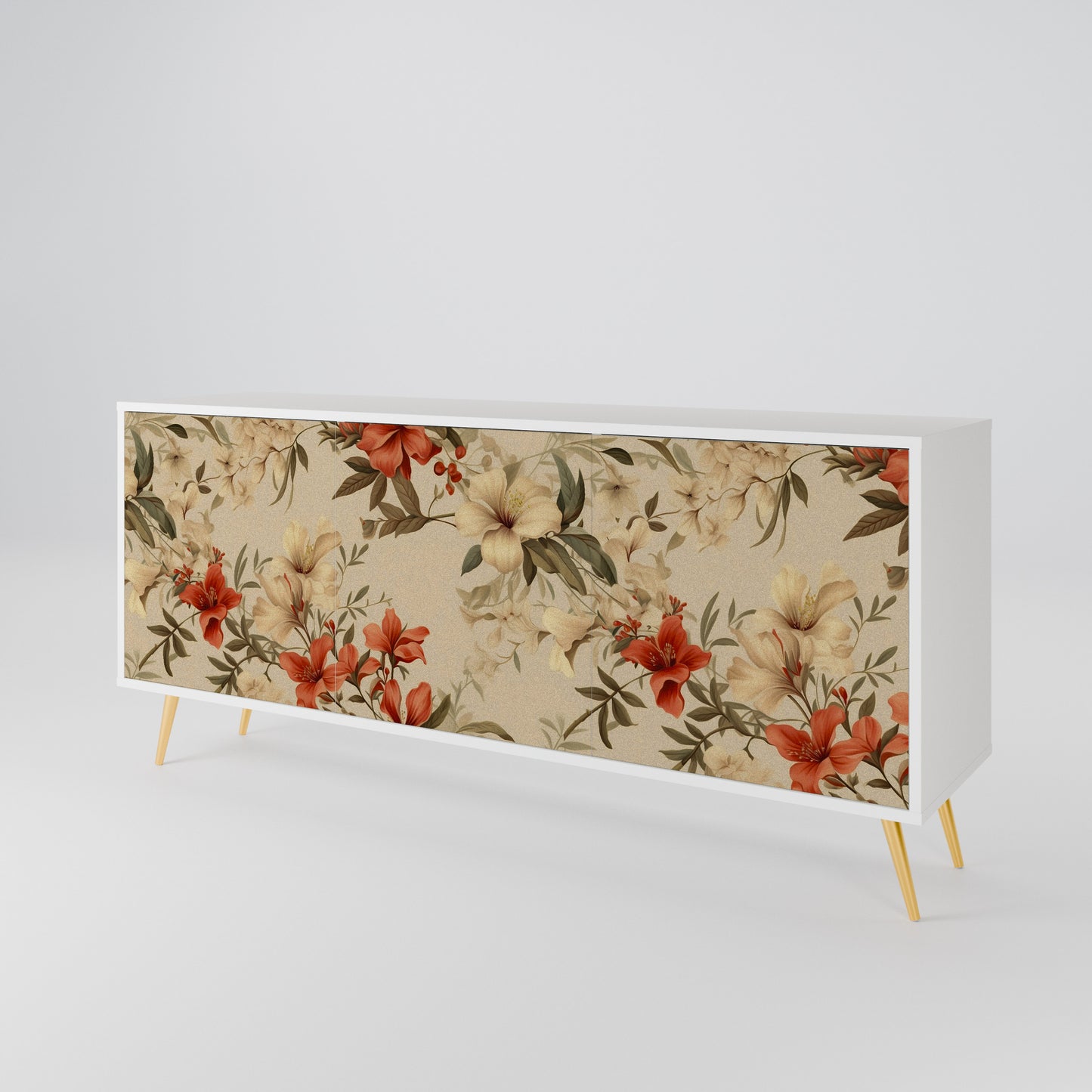 BLOOMING HARMONY 3-Door Sideboard