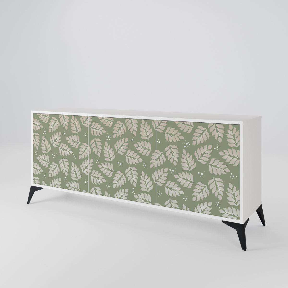 LEAVES ON GREEN 3-Door Sideboard