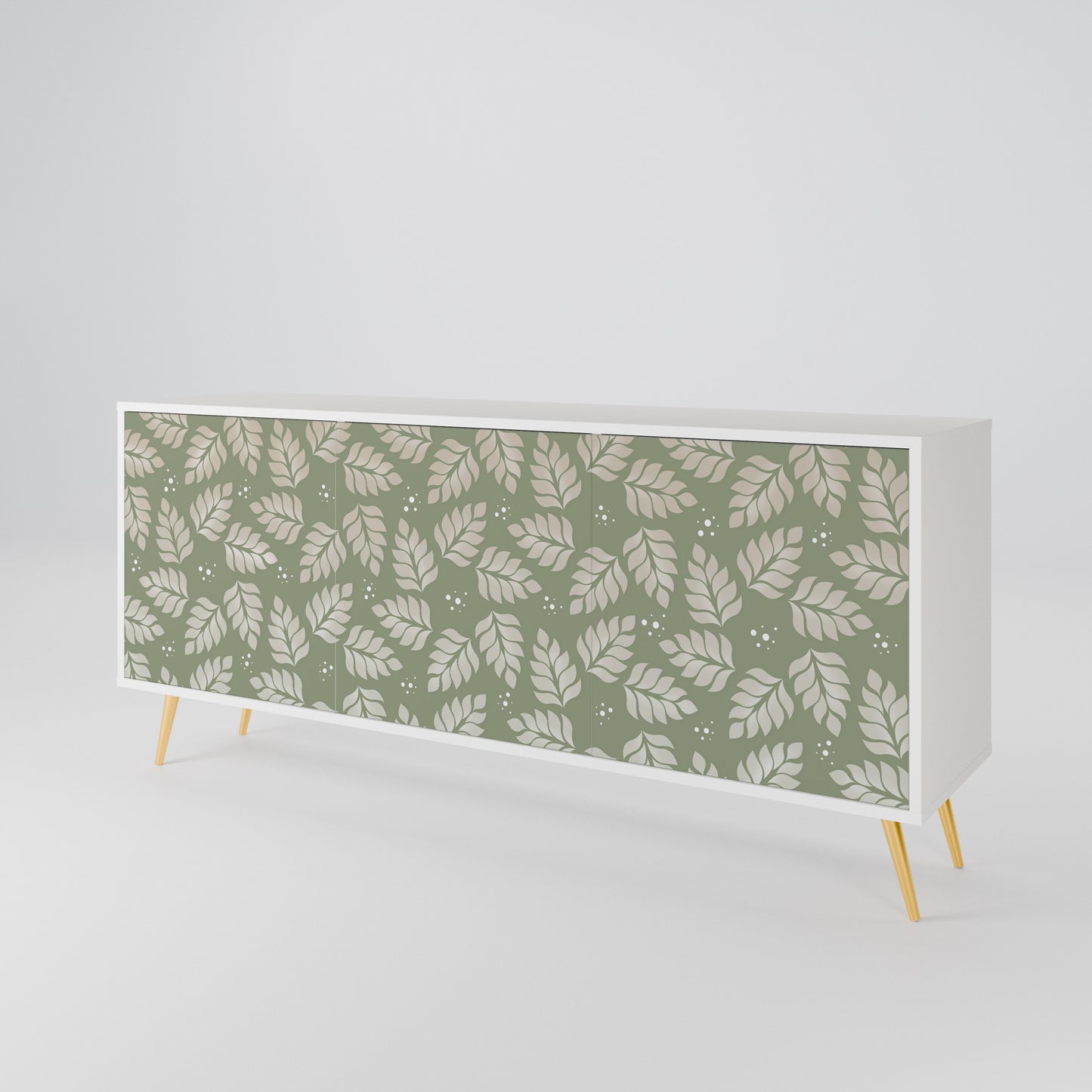 LEAVES ON GREEN 3-Door Sideboard