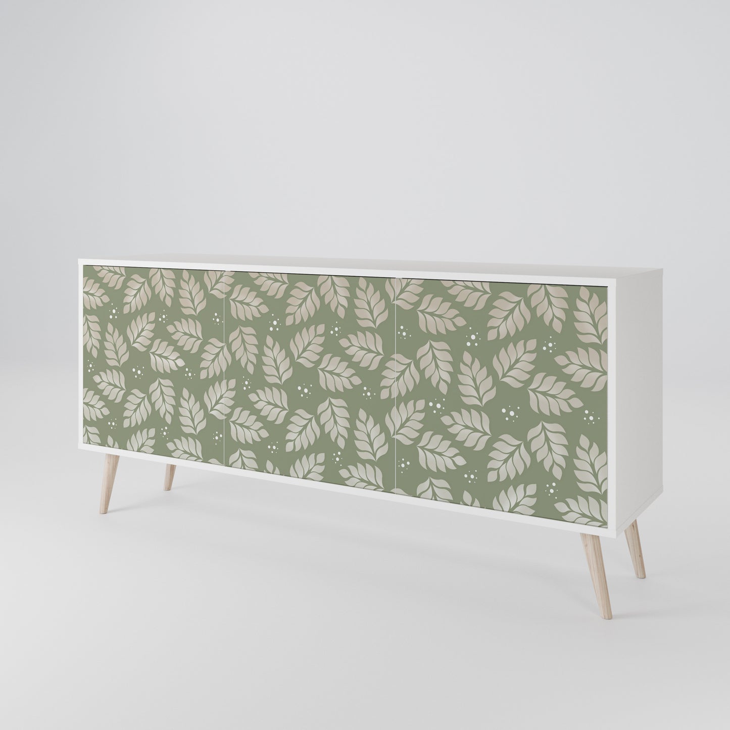 LEAVES ON GREEN 3-Door Sideboard