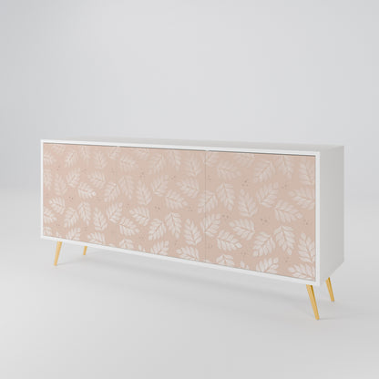 LEAVES ON BEIGE 3-Door Sideboard